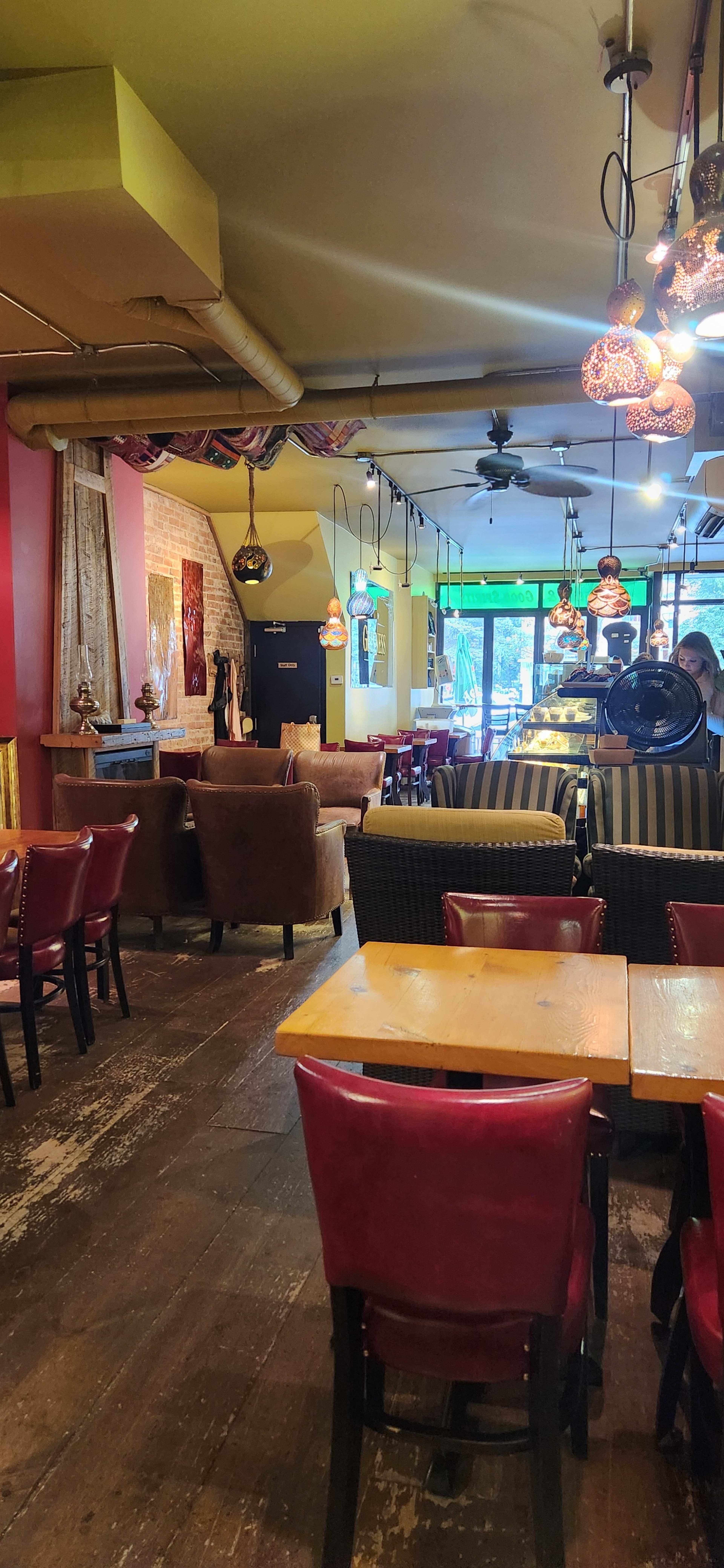 Midtown Coffee Shop- cozy intimate space perfectly situated Midtown Toronto. Ideal for small groups and parties.  Liquor license. Catering and staff can be provided. Bring your own AV or rent through us- we can assist in set up if needed. Image in Sherwood Park, Toronto, ON