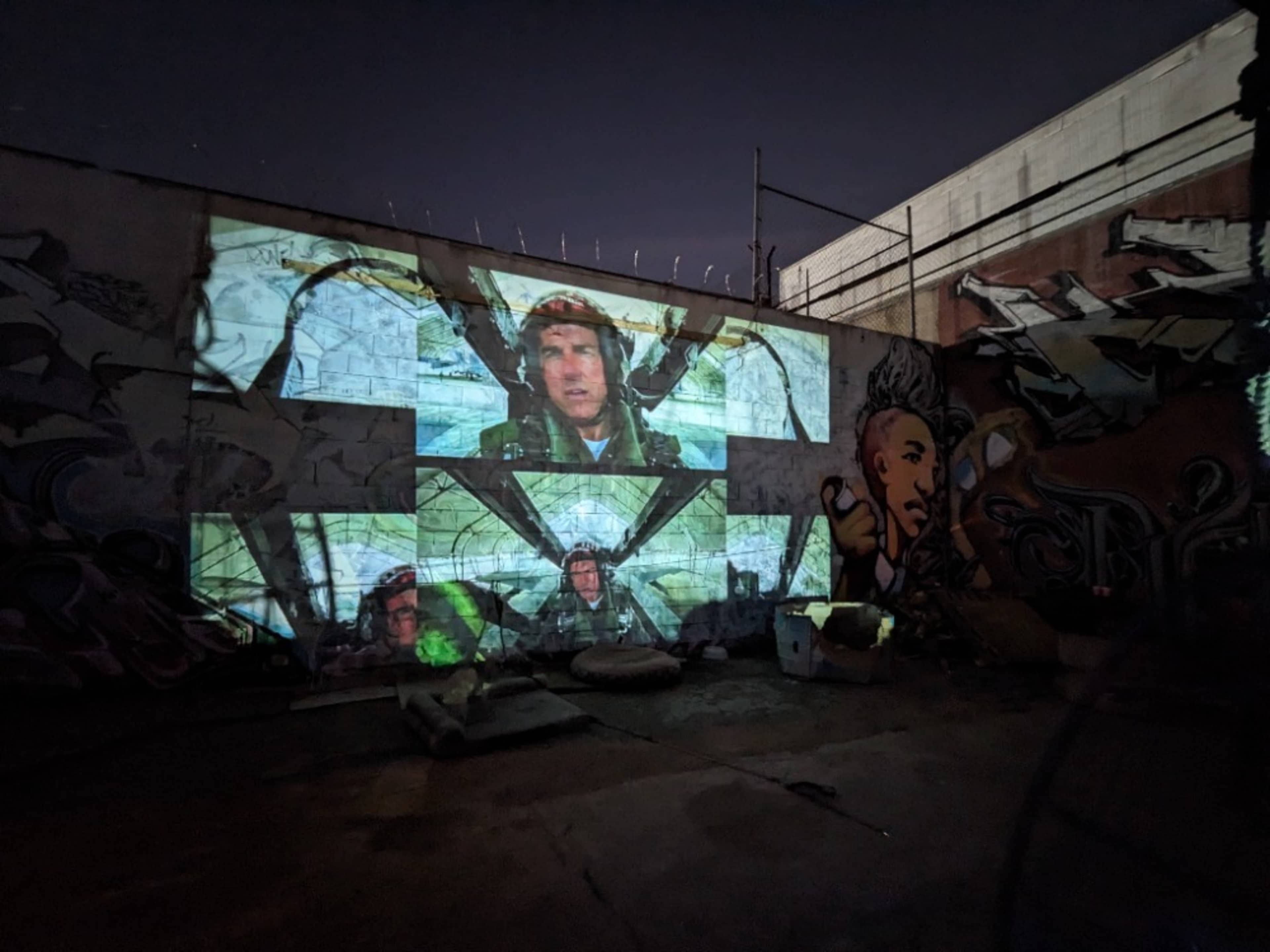 Outdoor Projector (over 20' wide screen)