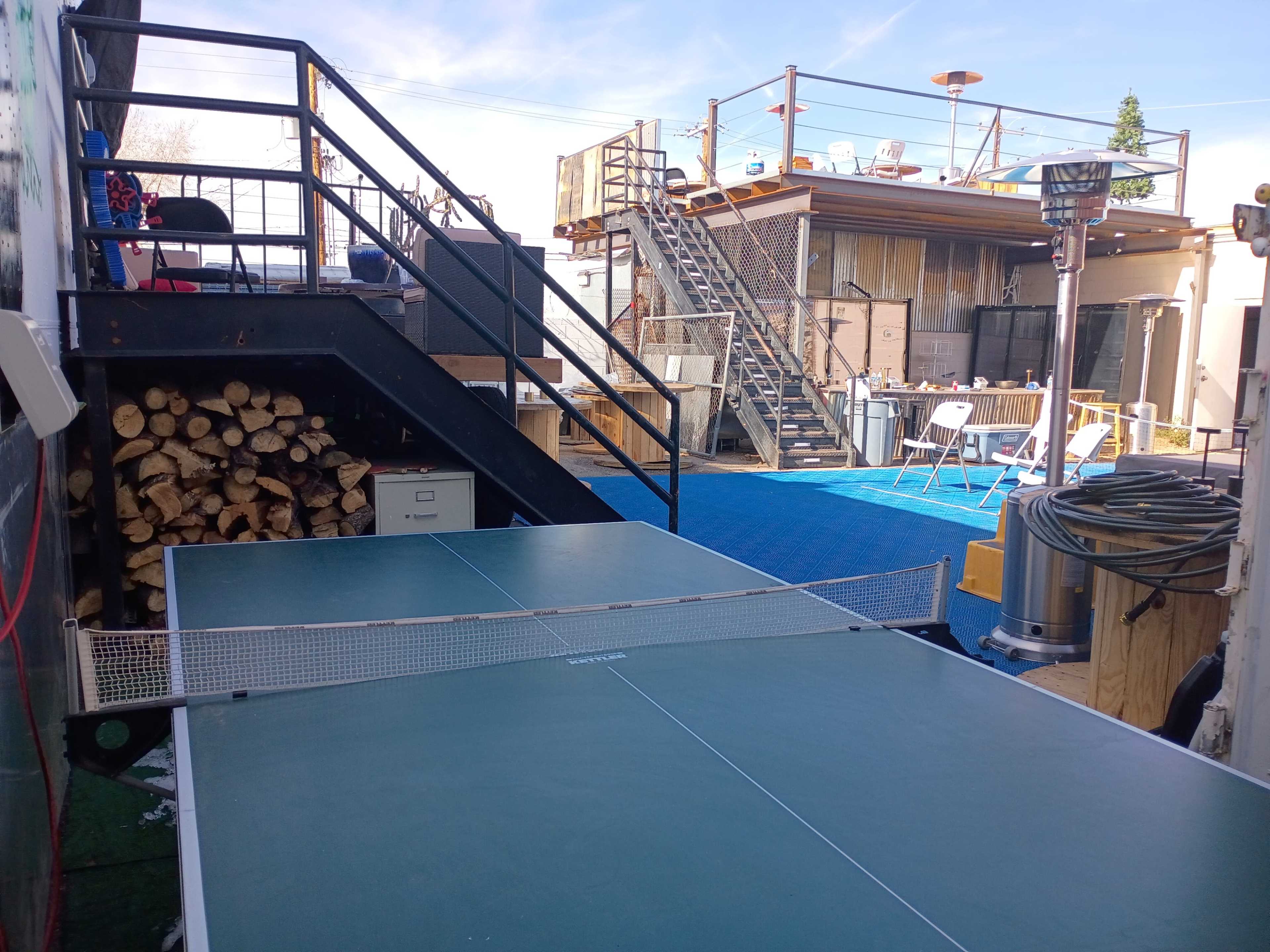 Industrial Graffiti Art Space with Skyline View Image in Trumbull Village, Albuquerque, NM