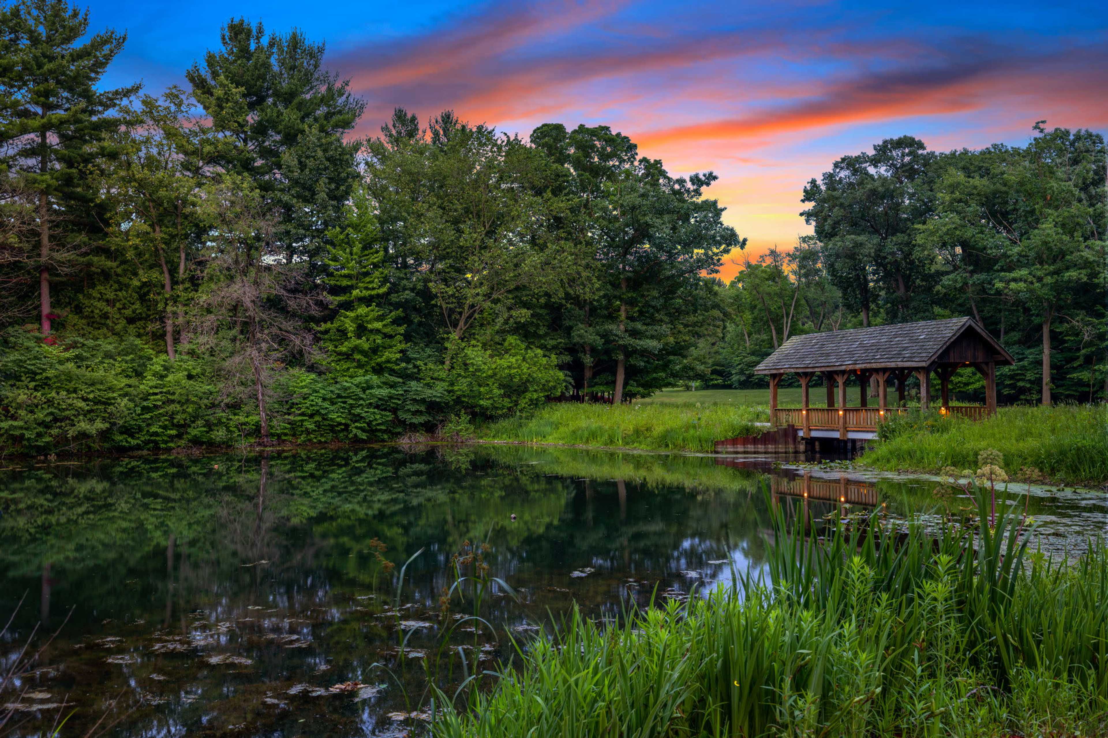 Lodge, 3 private lakes, and more on 500 acres of private wildlife preserve Image in Springfield Township, La Porte, IN