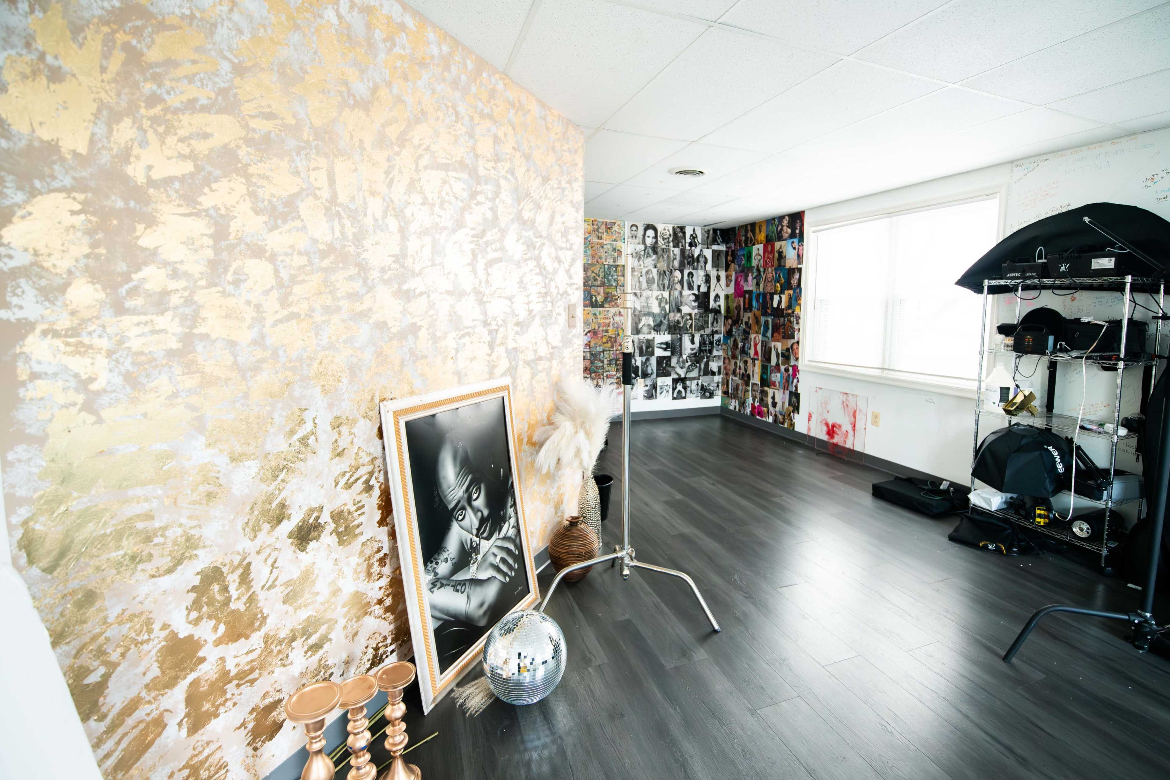College Park, MD Photo Studio + Creative Space with Magazine, Anime & Accent Theme Wall(s) and Natural Light - Studio One (Shutter Island Studios) Image in Hollywood, Hollywood, College Park, MD