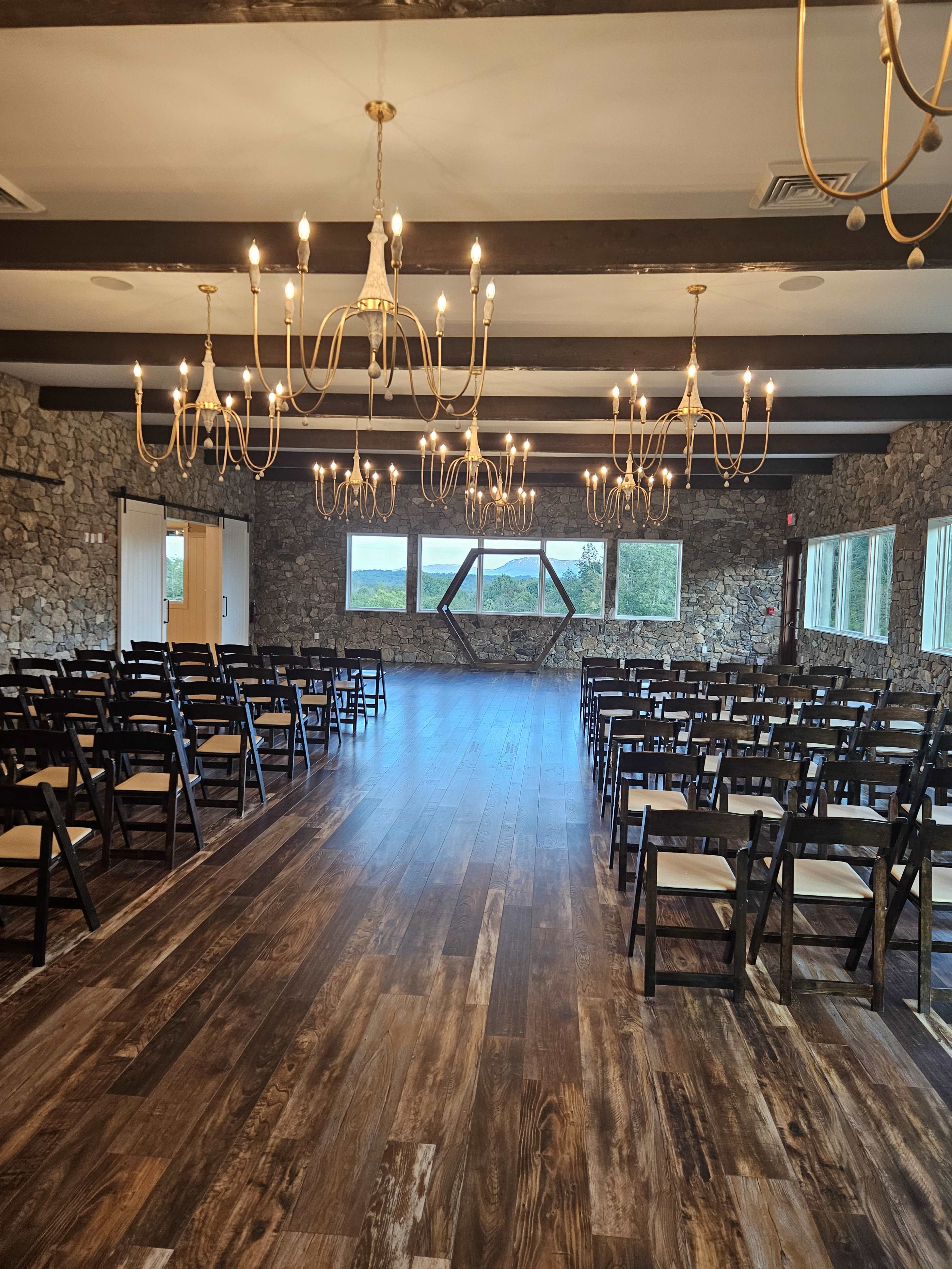 Event Space in a Boutique Lodge with lodging and a restaurant available - The Stone Room Image in Westfield, Westfield, NC