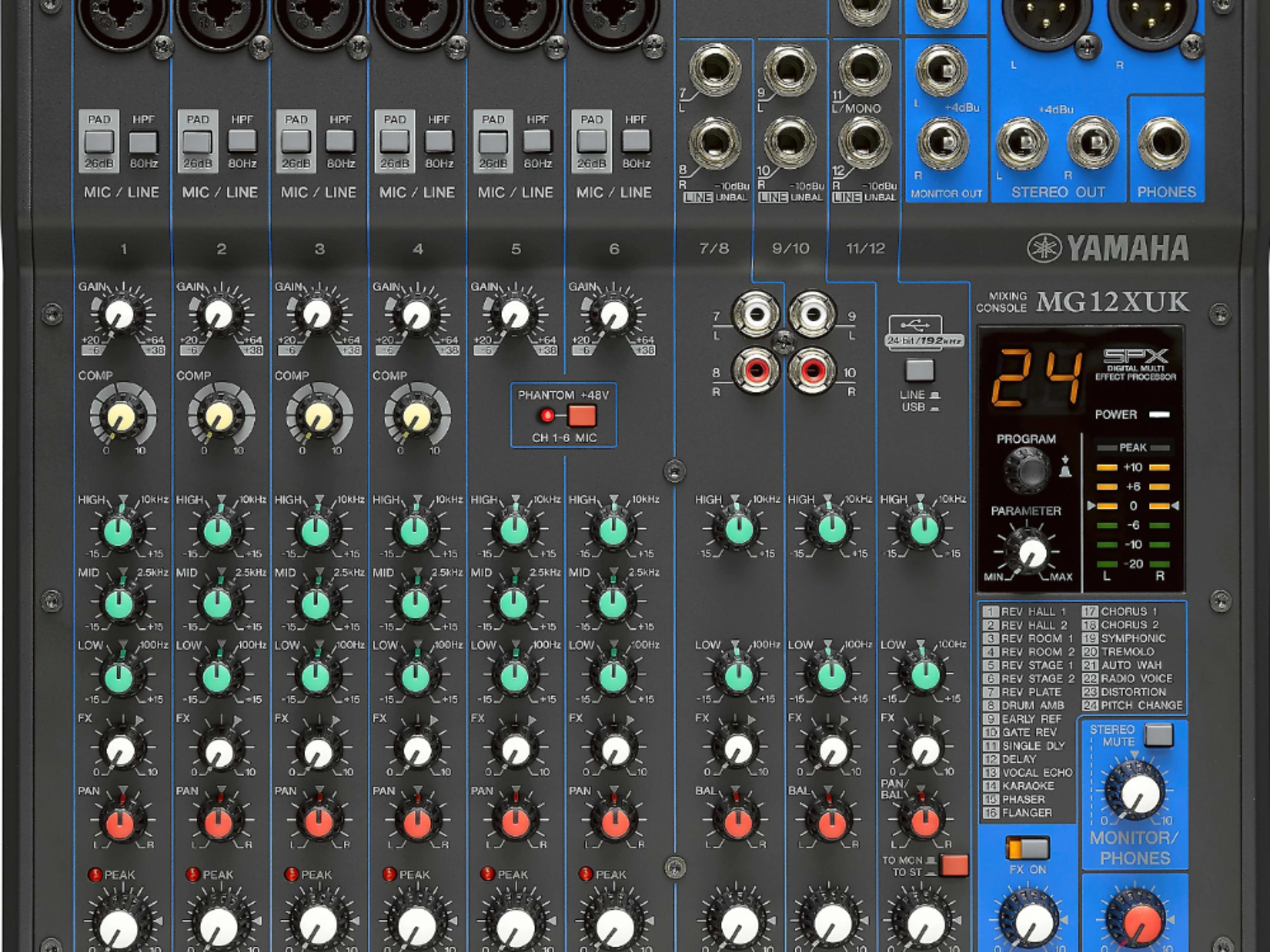 Yamaha 12 Channel Mixer
