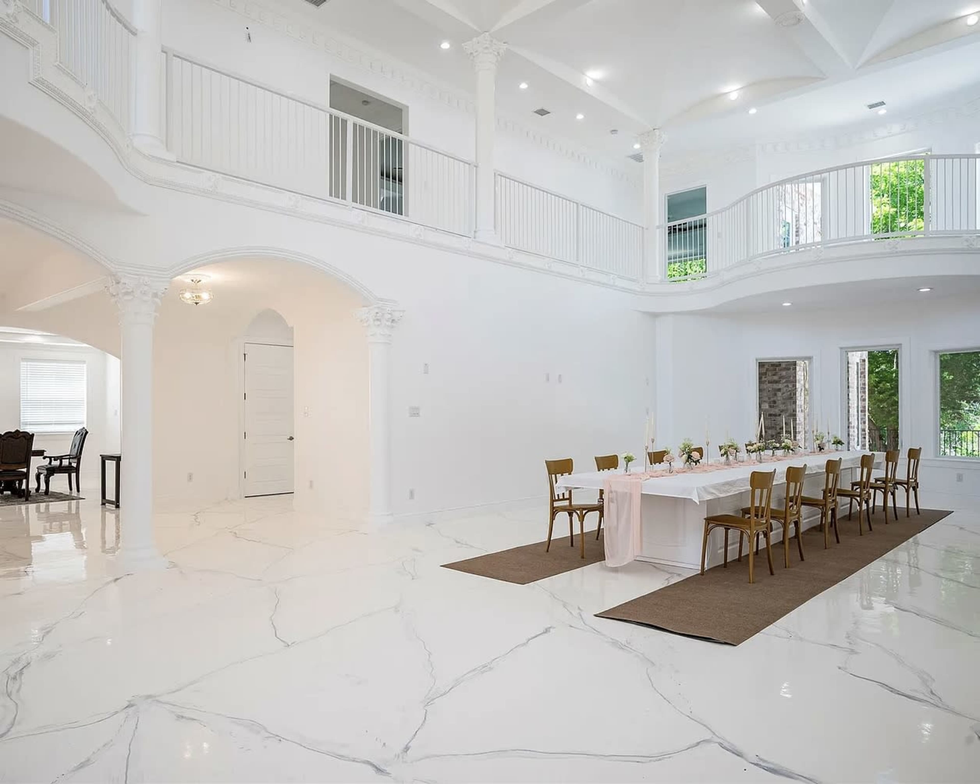 Modern Kitchen + Dining Space in Dallas Mansion Image in Cedar Hill, Cedar hill, TX