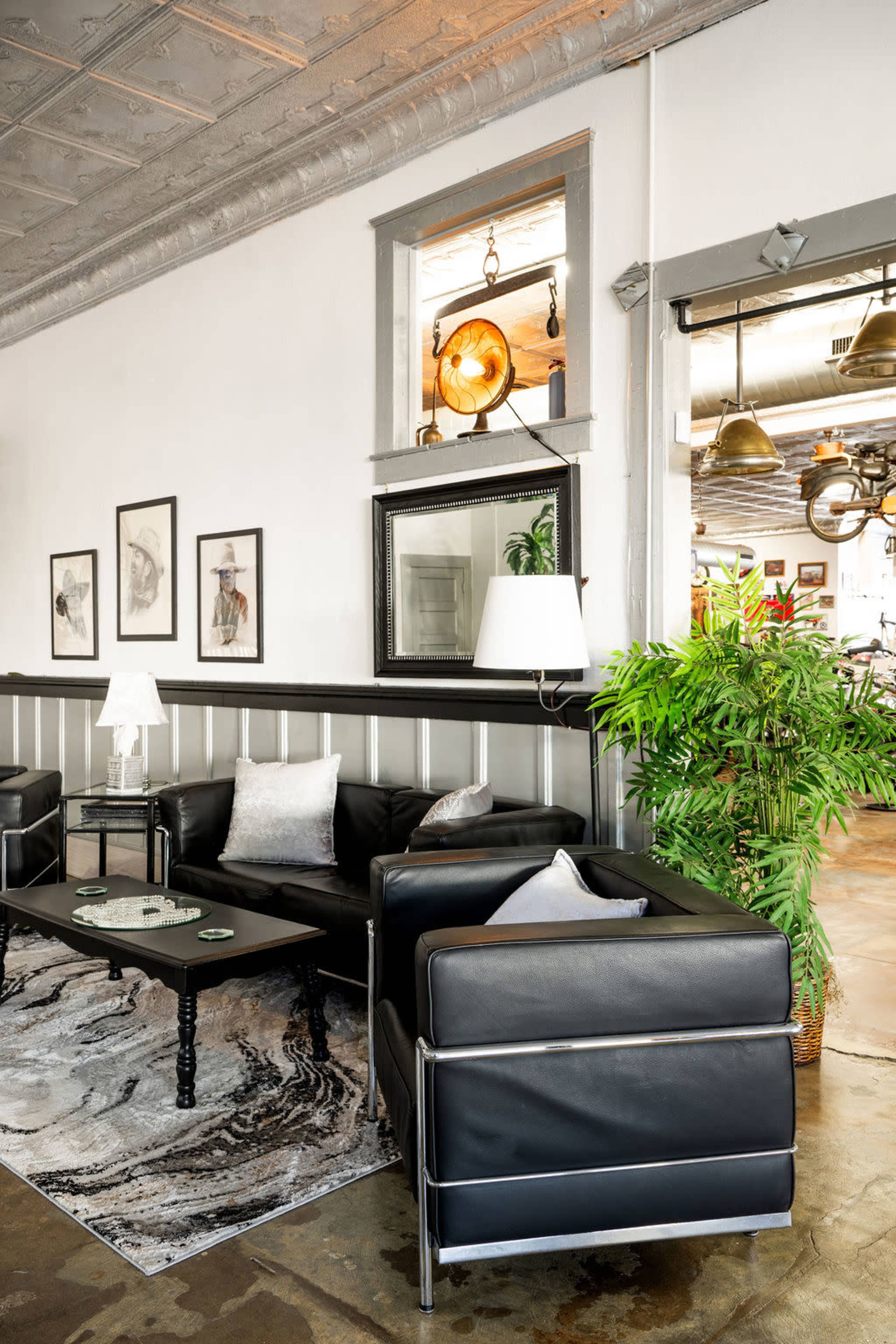 Vintage Motorcycle Museum in 1930's Ford Dealership Image in Johnson City, Johnson City, TX