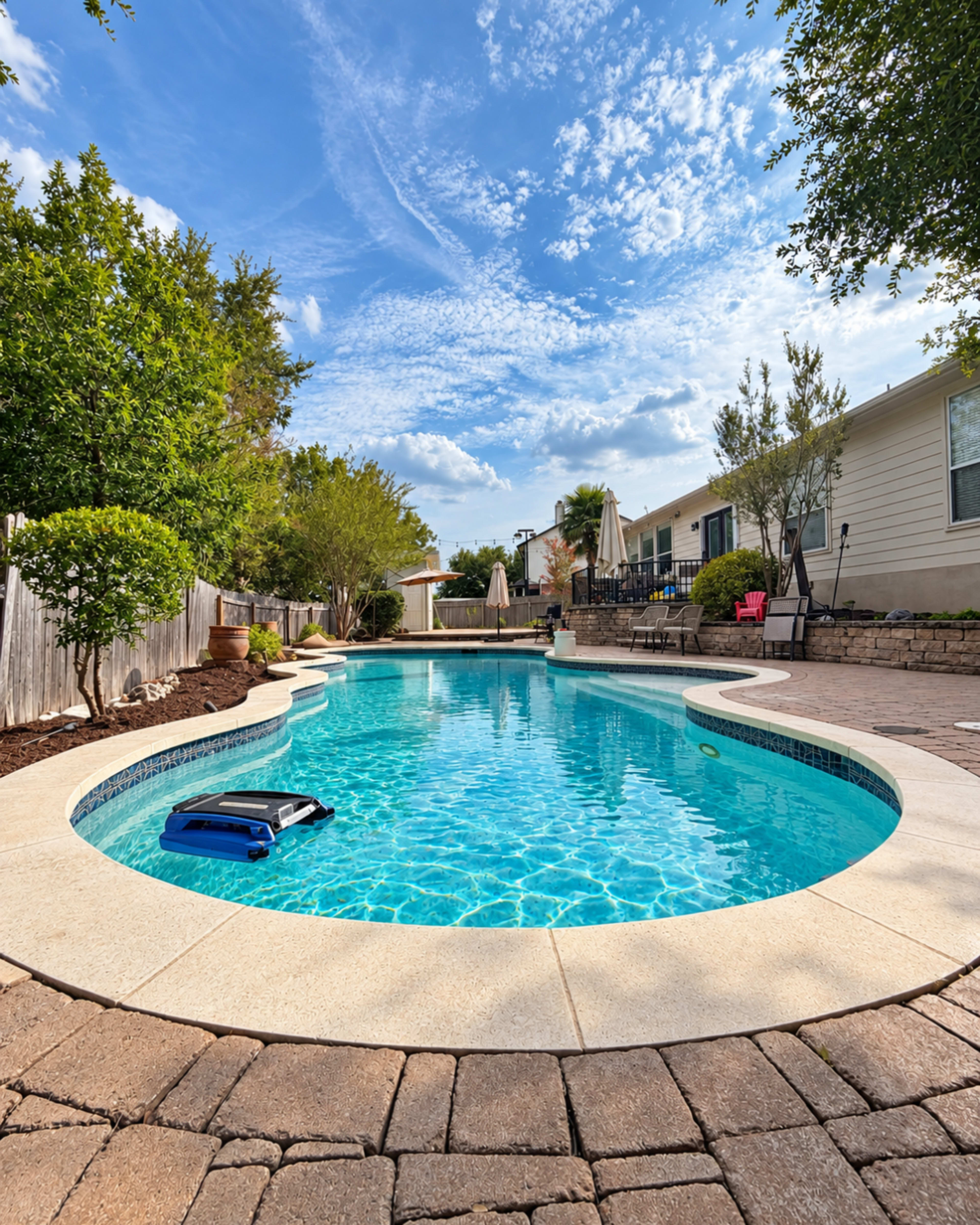 Private Backyard Event Venue with Pool, Large Patio + Private Restroom Image in Mountain Creek, Pflugerville, TX