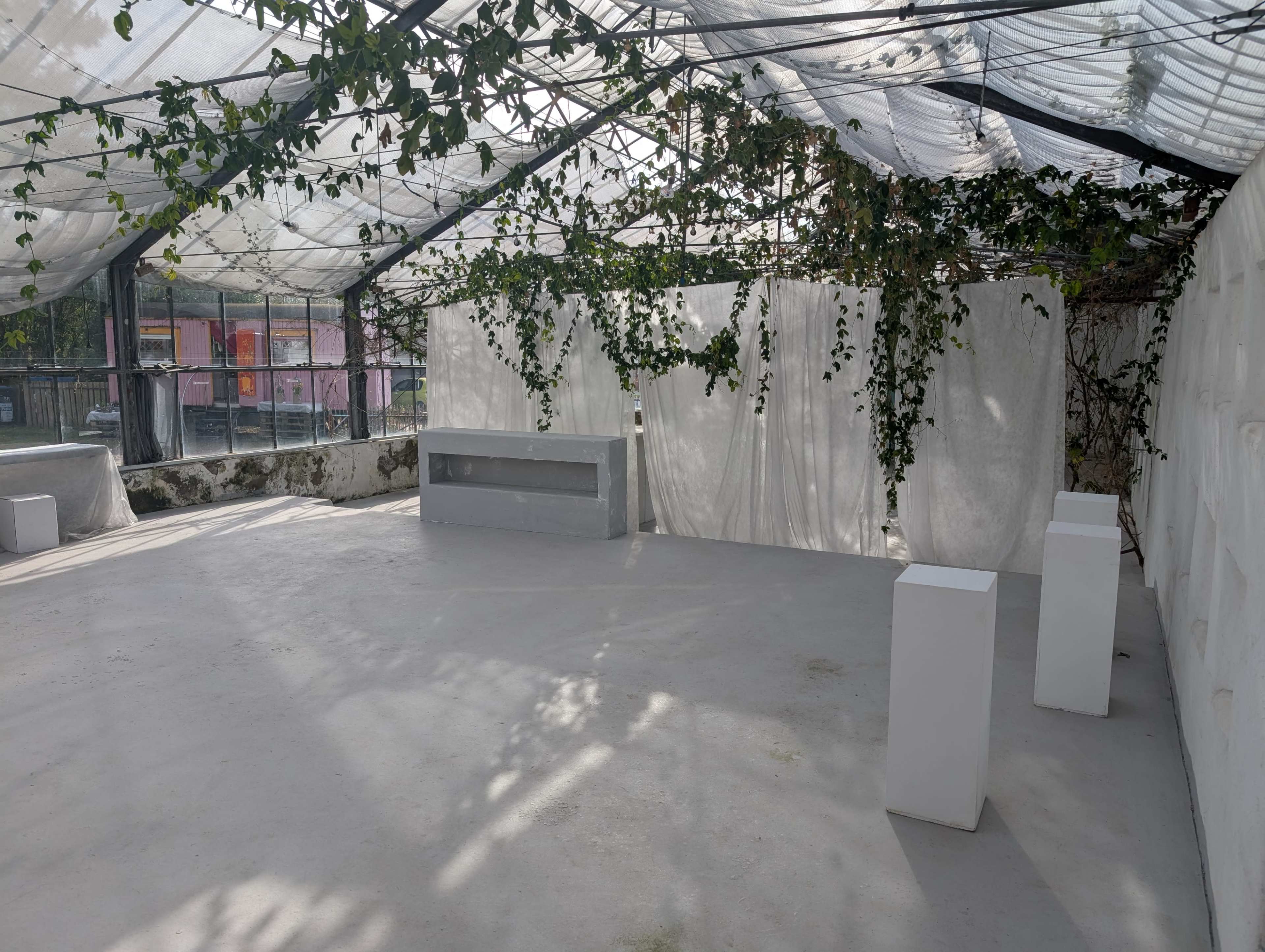 Altes Gewächshaus als Fotostudio im Grünen Bild in , Recklinghausen, 