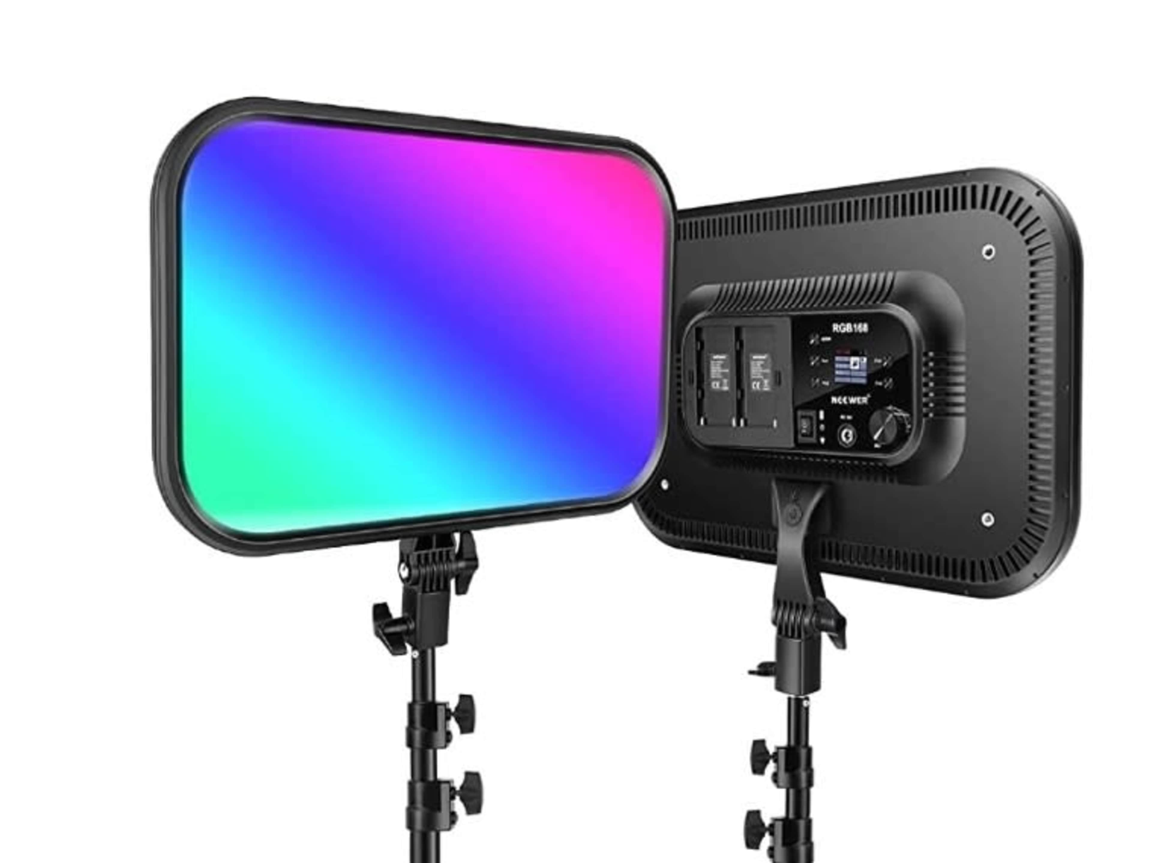 2 RGB LED light panels