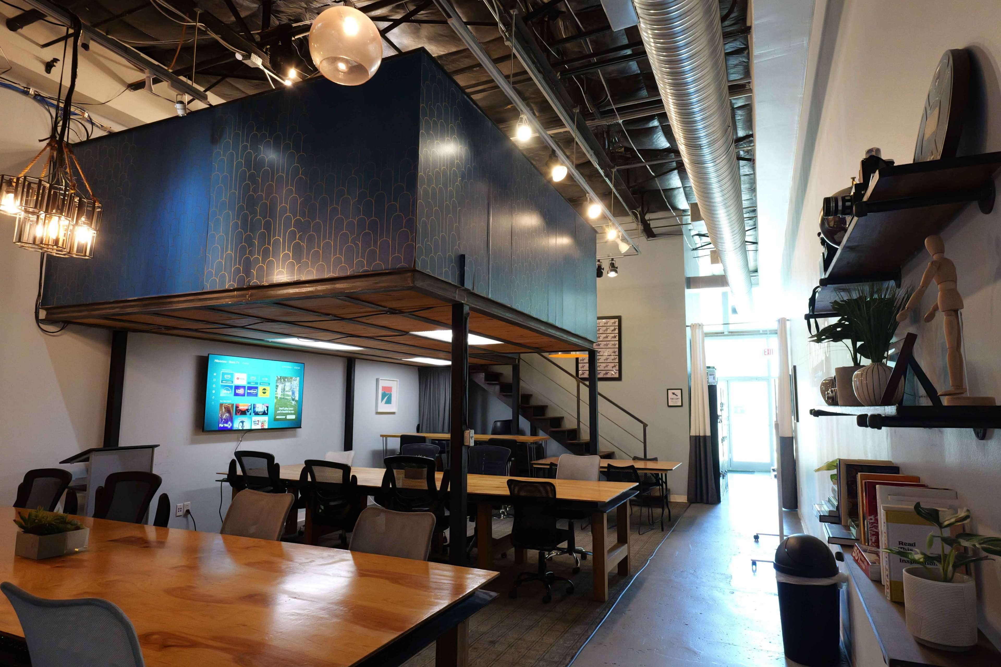 Study Hall - Creative Meeting Space with Loft Lounge Image in Govalle, Austin, TX