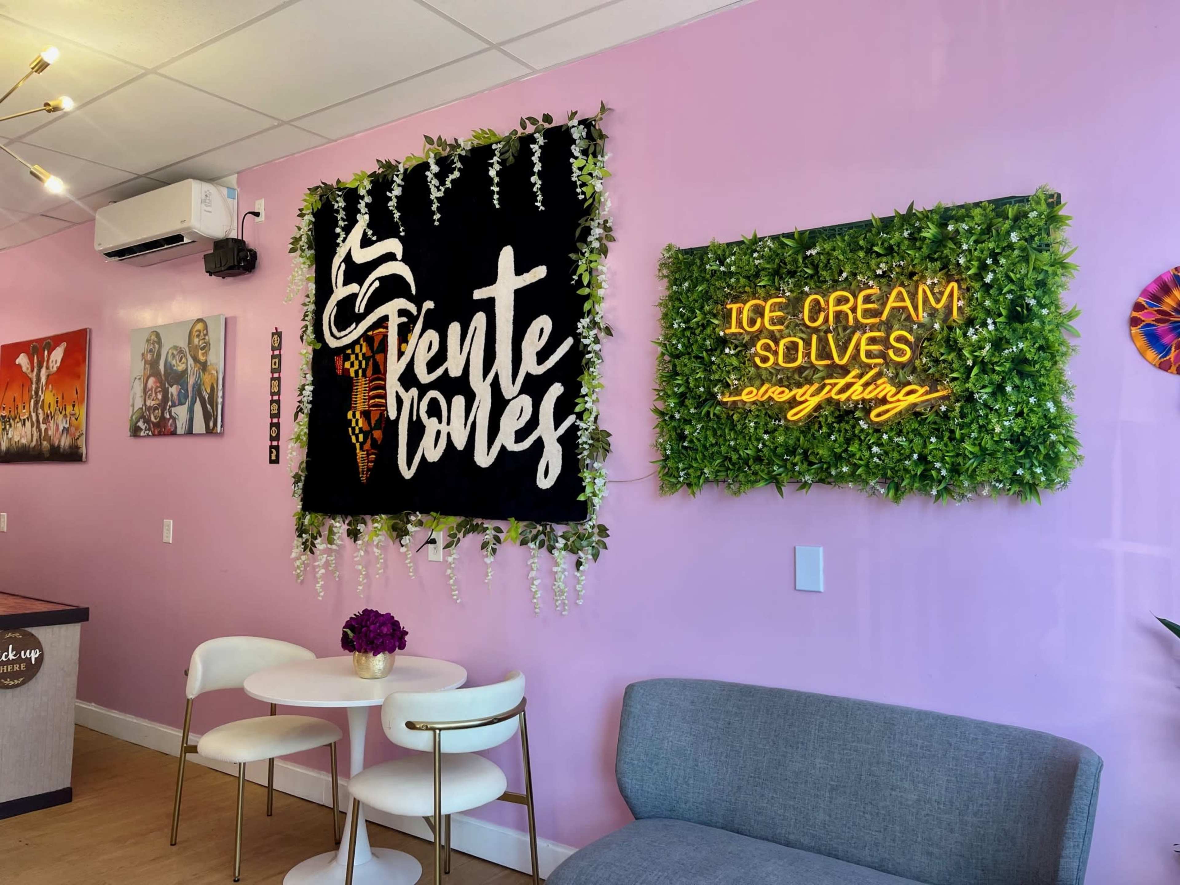 Cozy Stylish Ice Cream Shop Image in East New York, Brooklyn, NY