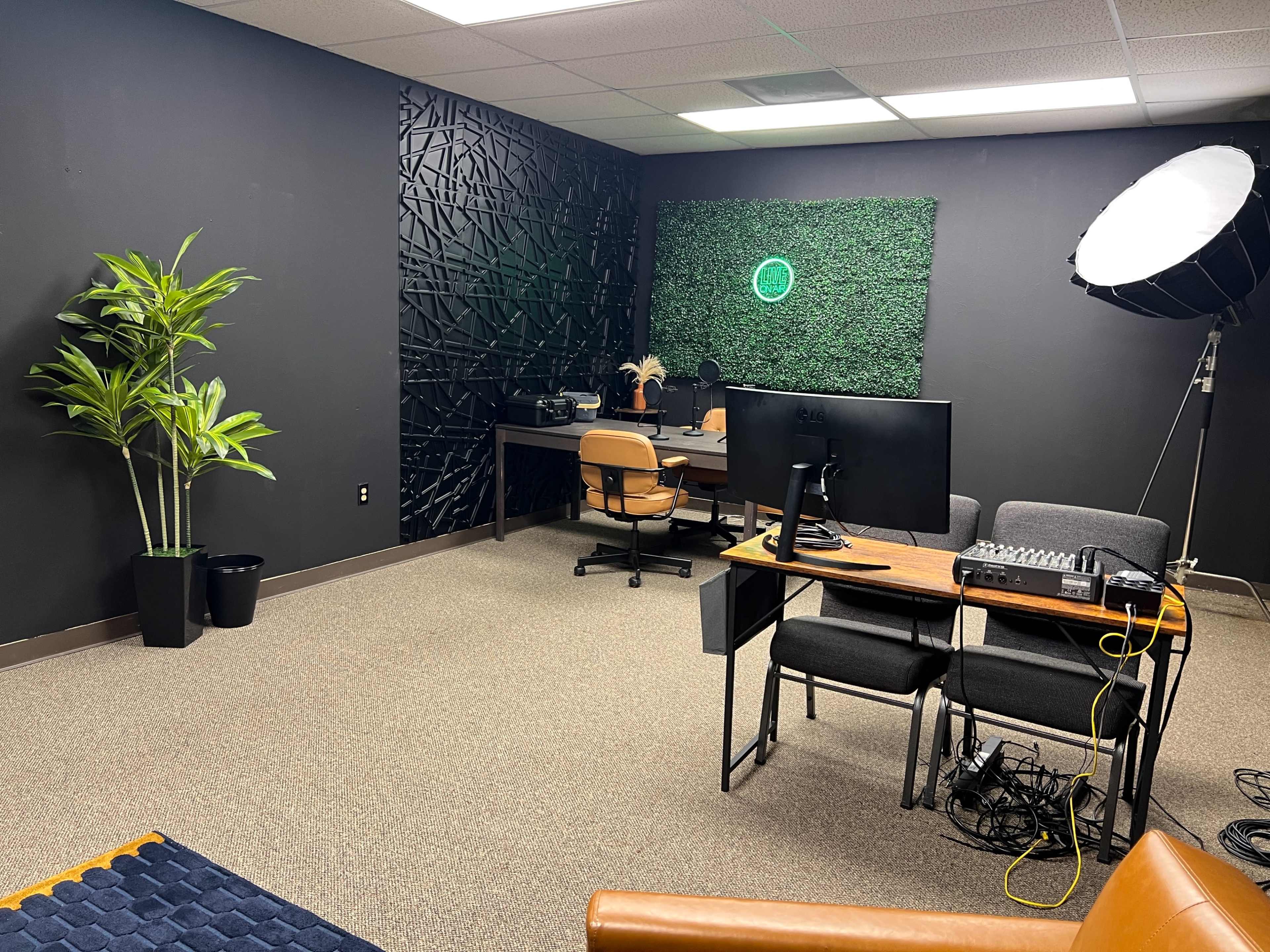 Modern Podcast Studio Image in Cedar Hill, Cedar Hill, TX