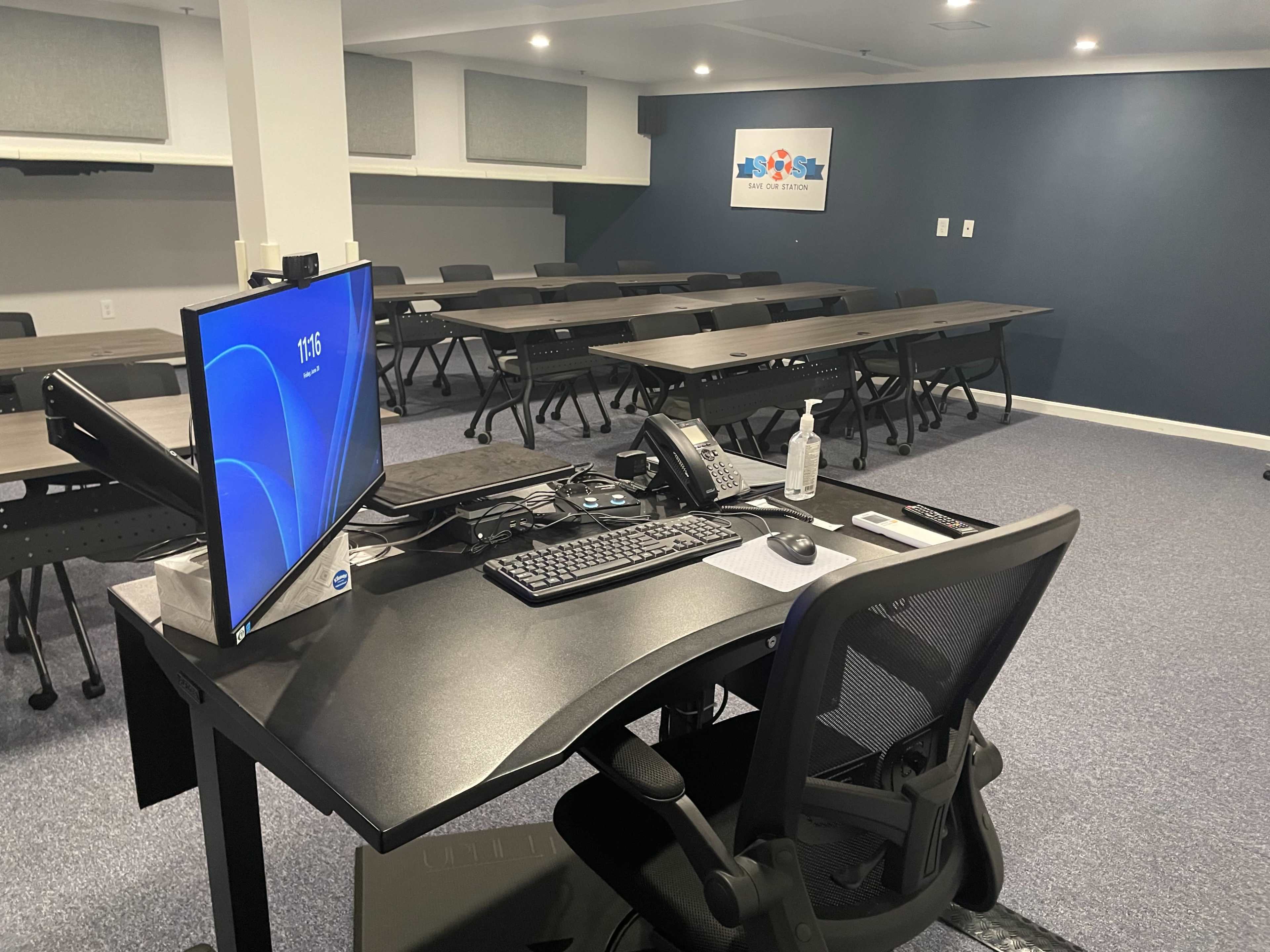 Renovated Classroom or Training Room with Rolling Furniture for Multiple Configurations Image in Canton, Canton, MA