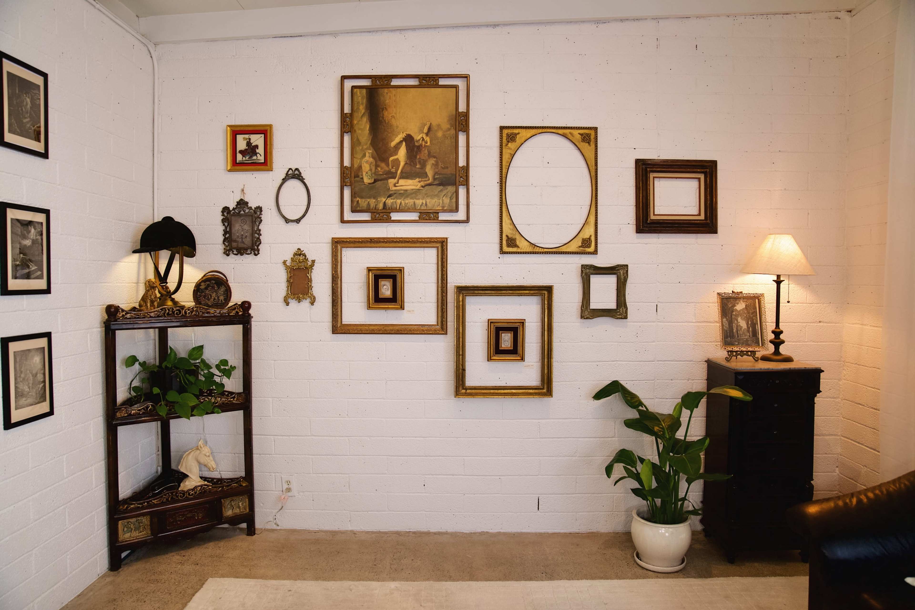 White Brick Studio with Antique Charm Image in Costa Mesa, Costa Mesa, CA