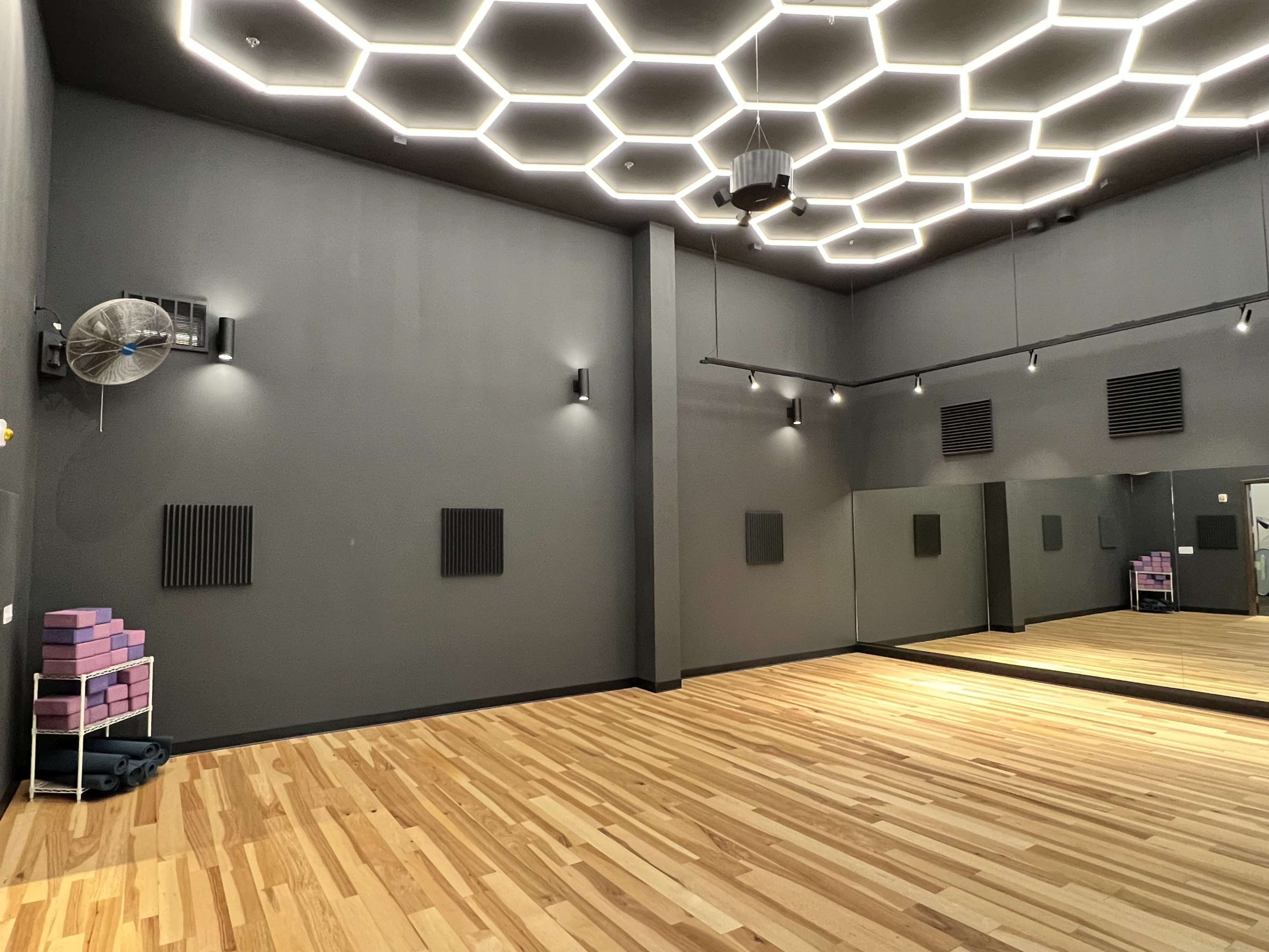 Denver Dark Studio with Hexigon Lighting for a Custom Shoot Image in Baker, Denver, CO