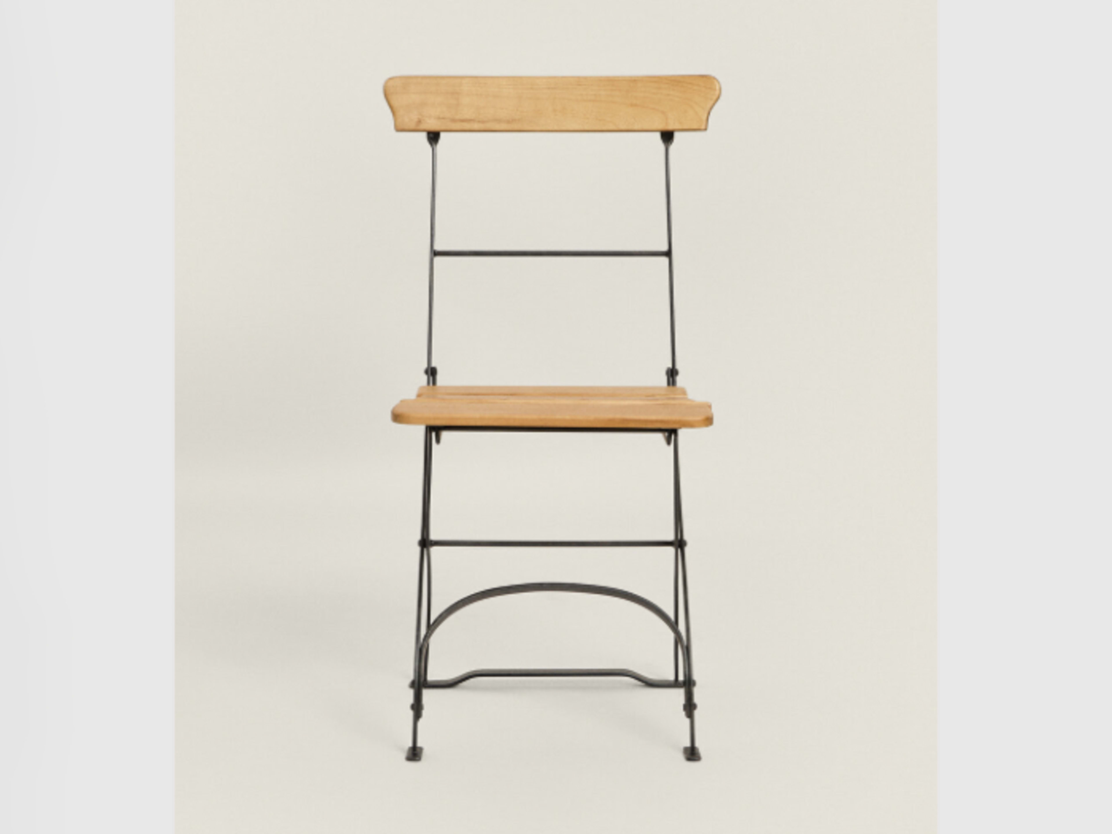 Wooden & Metal Folding Chair