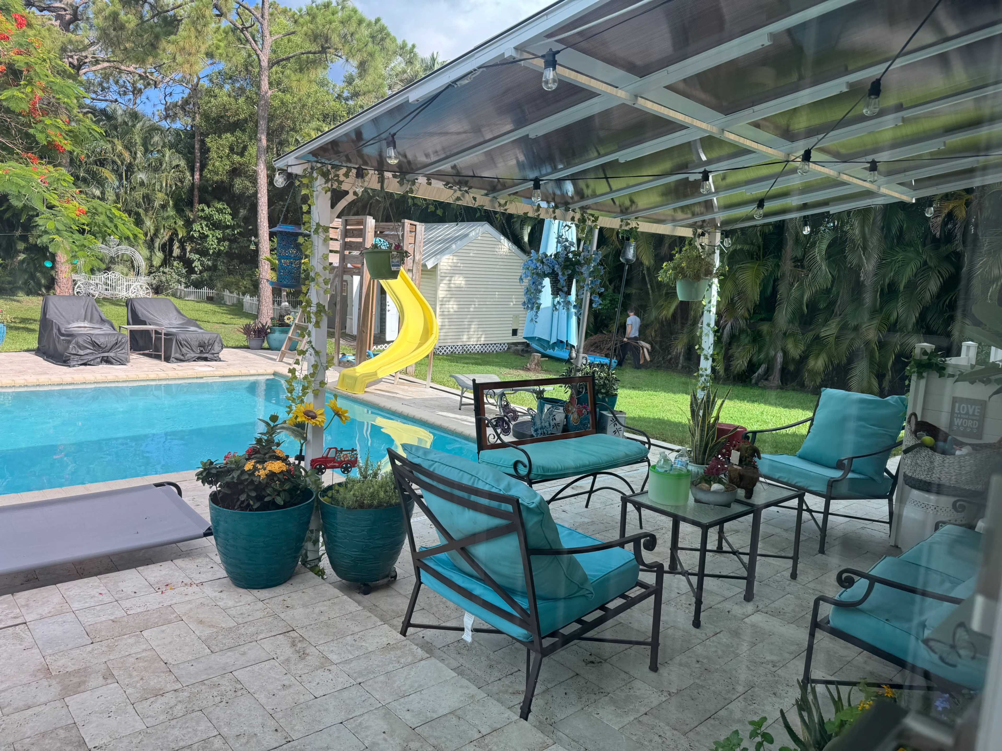 Relaxing butterfly retreat with a pool Image in The Acreage, West Palm Beach, FL