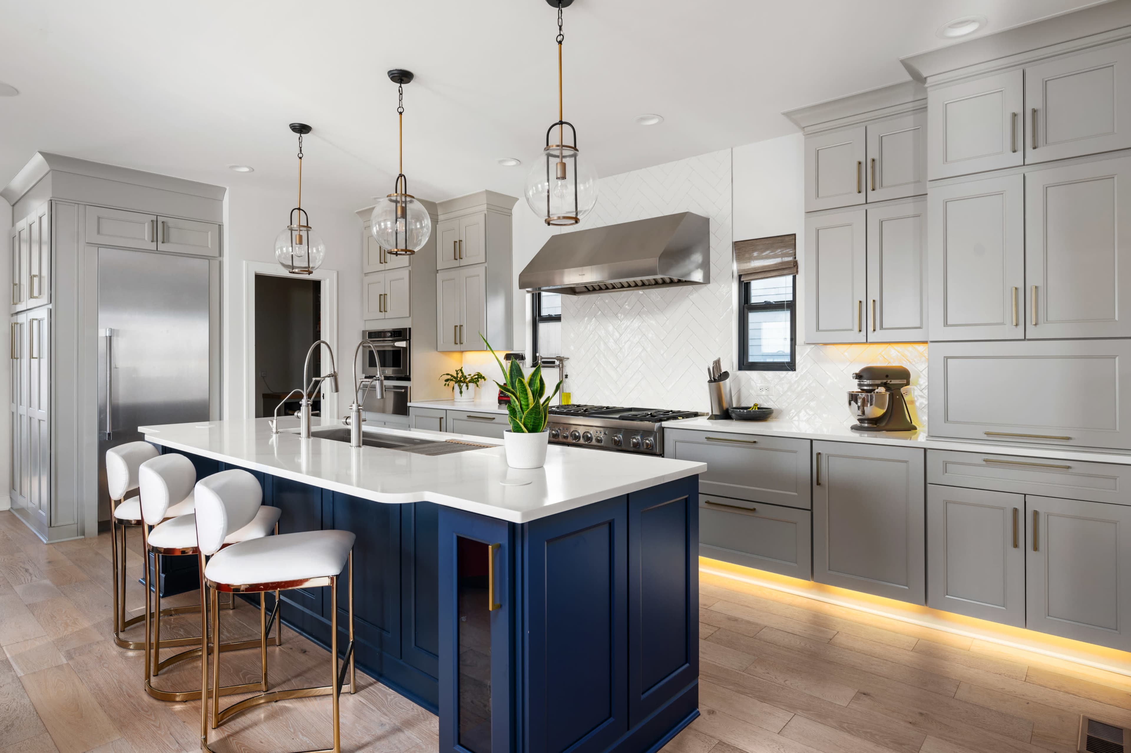 Custom Downtown Indy Luxe Home/Kitchen/Theater-Transitional Design Image in Hillside, Indianapolis, IN
