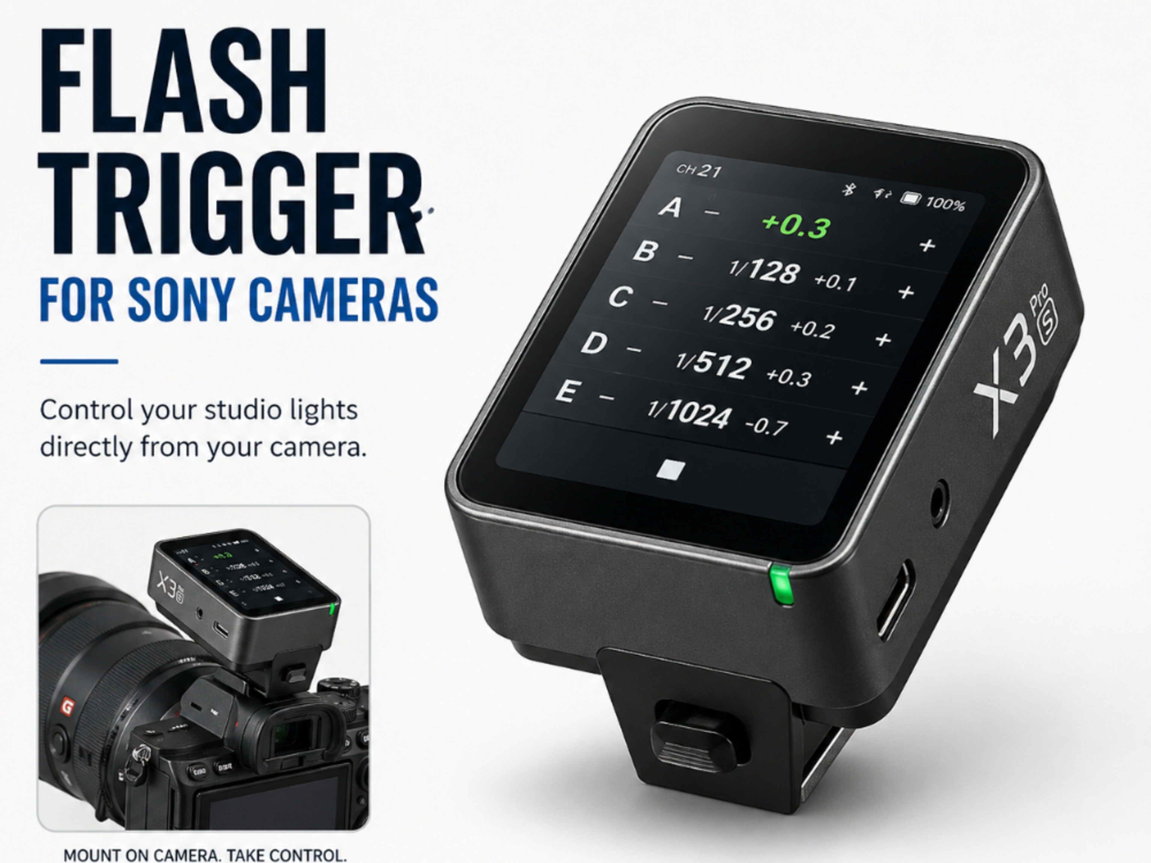 WIRELESS FLASH TRIGGER FOR SONY