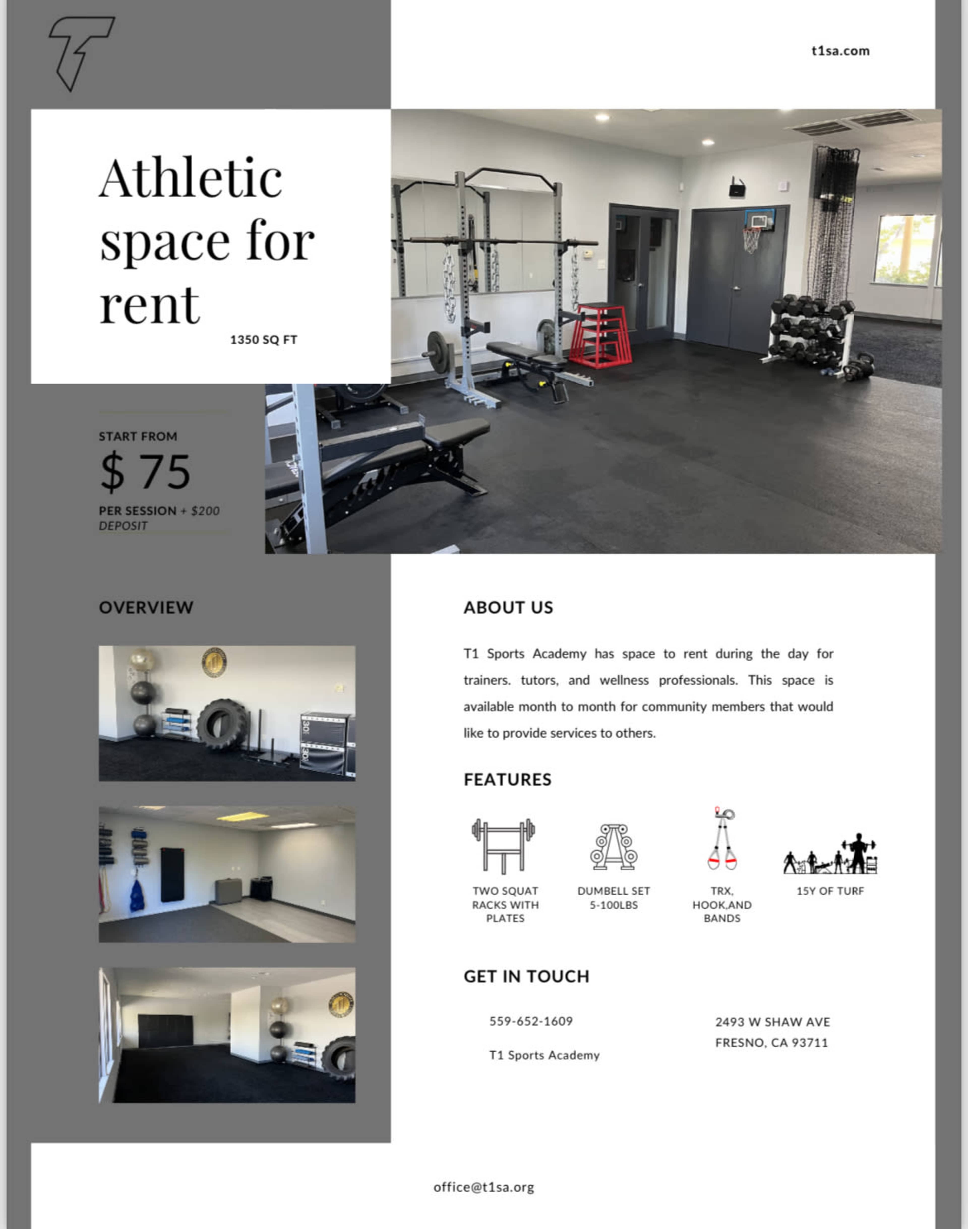 Private Gym in Commercial Area Image in Fresno, Fresno, CA