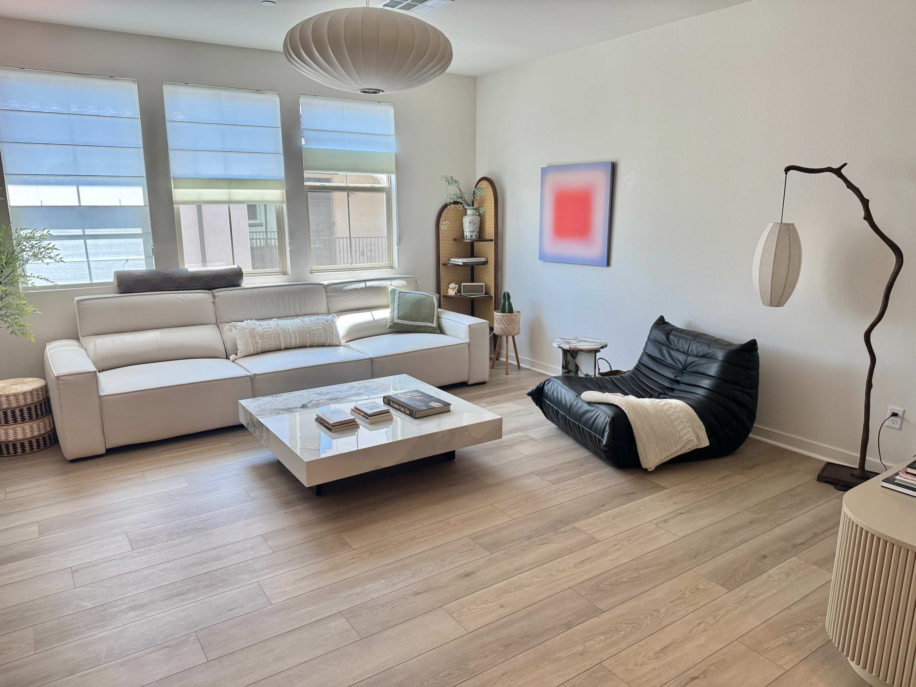 Airy Zen Townhome with Designer Furniture & Art Wall Image in El Monte, El Monte, CA