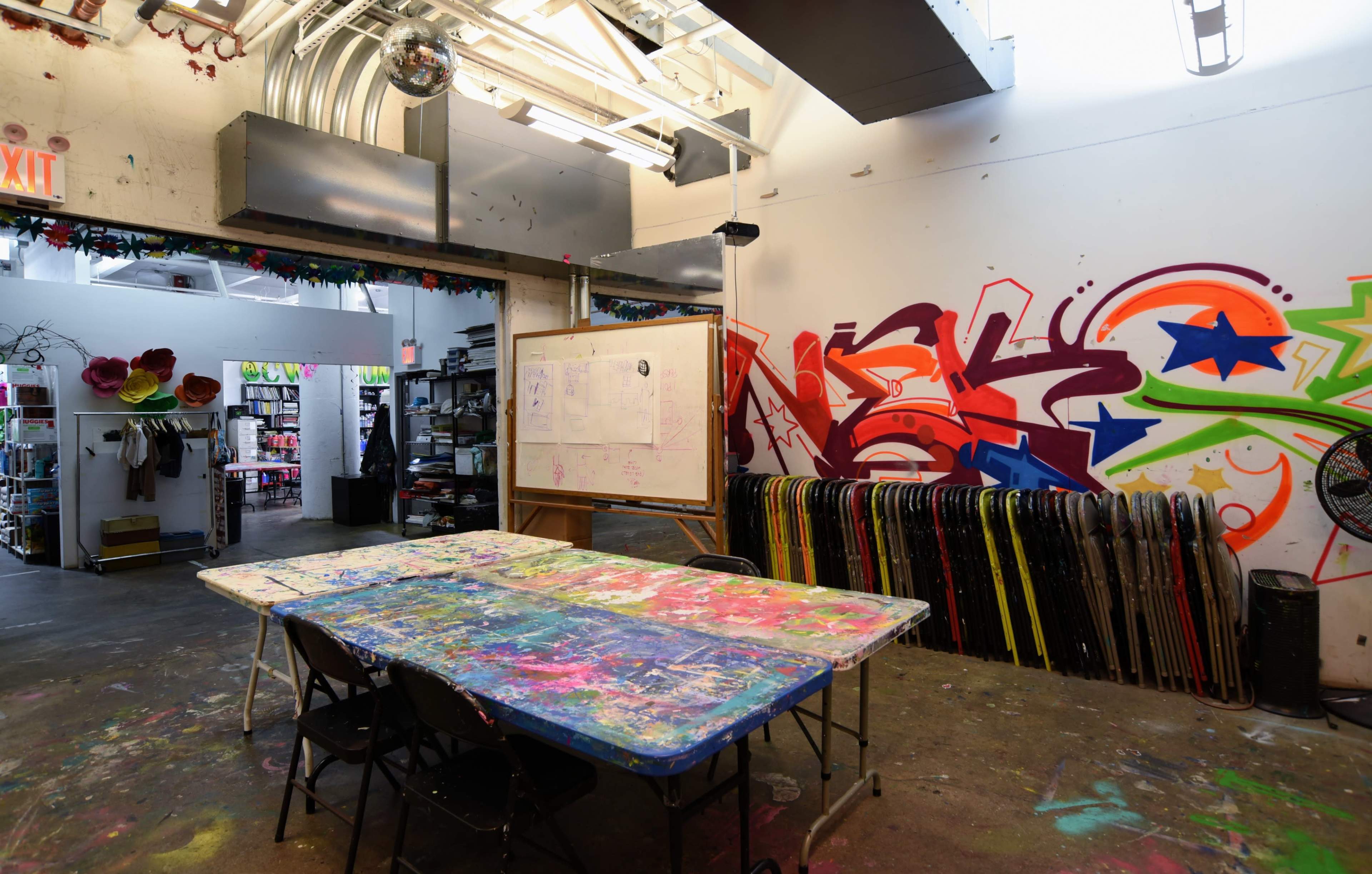 Colorful (and Huge) Art Studio in Dumbo, Brooklyn Image in Dumbo, Brooklyn, NY