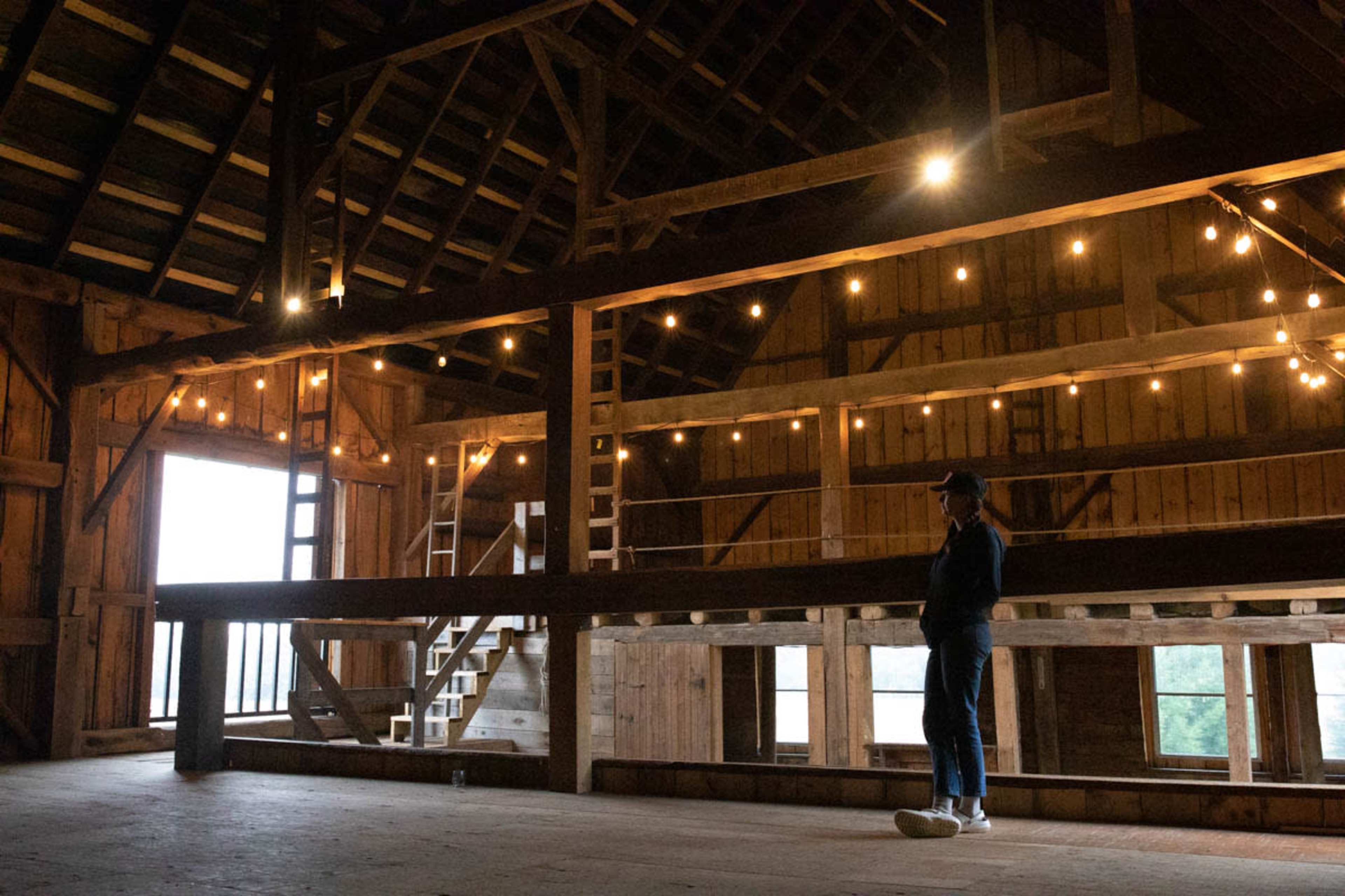 Hobby farm with large historic barn with rustic studio space and a cozy country cabin. Image in Brant, Caledonia, ON