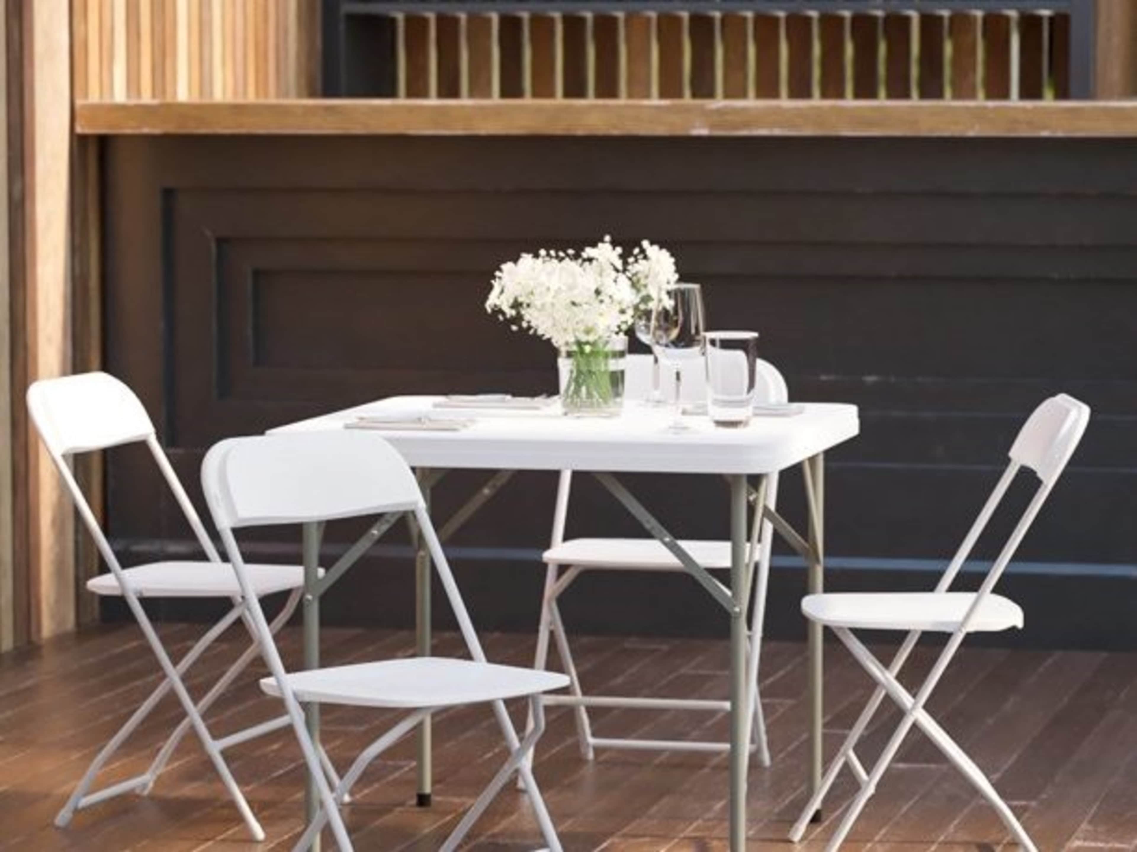 White Square Table 48"x48"
