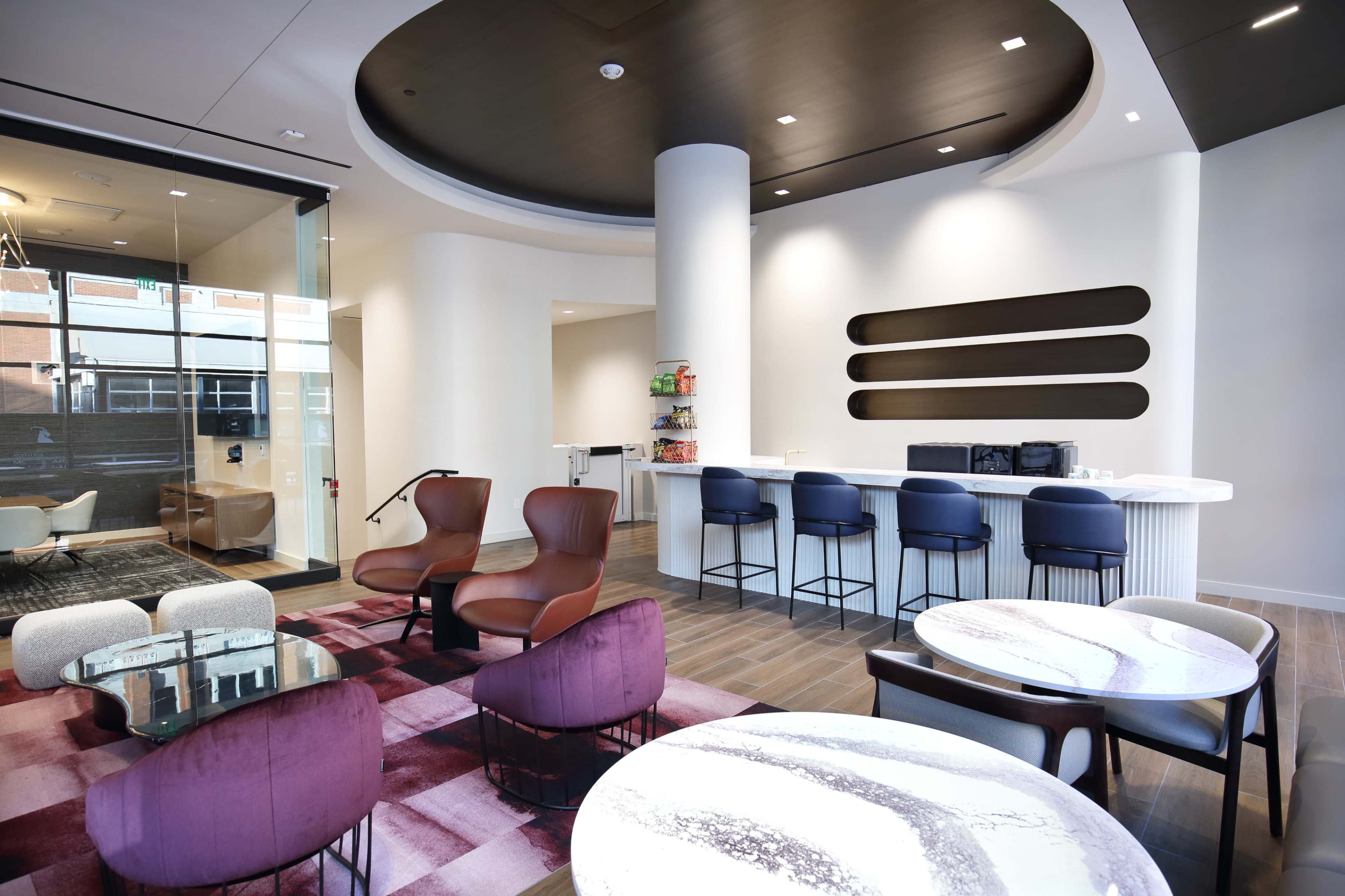 Modern Event Space Outside of American Airlines Arena Image in Oak Lawn, Dallas, TX