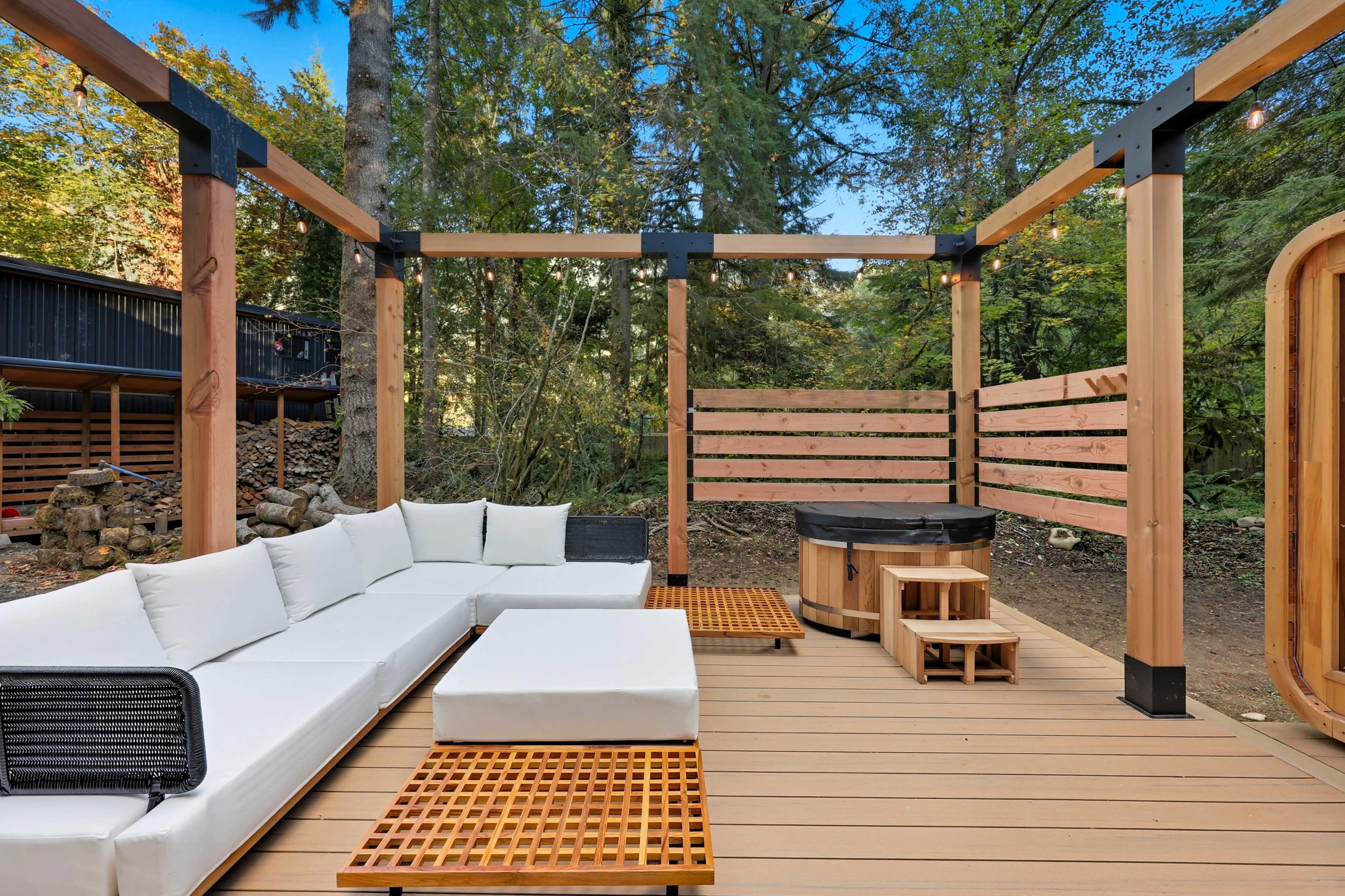 Modern AFrame in the Woods of Mt. Hood Image in Welches, Welches, OR