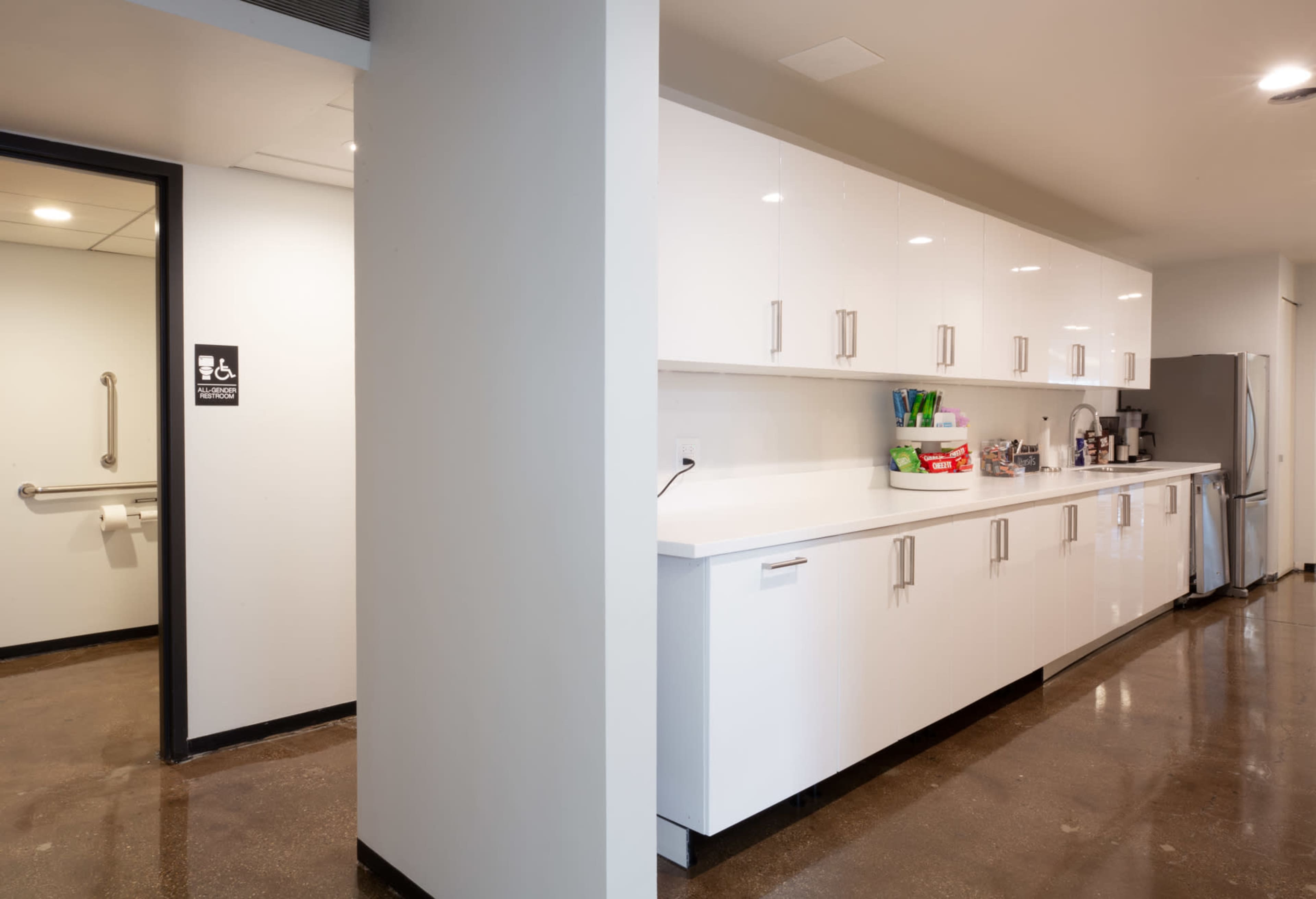 Private Office with Monitor & Sit/Stand Desk (3:4) Image in Near North Side, Chicago, IL