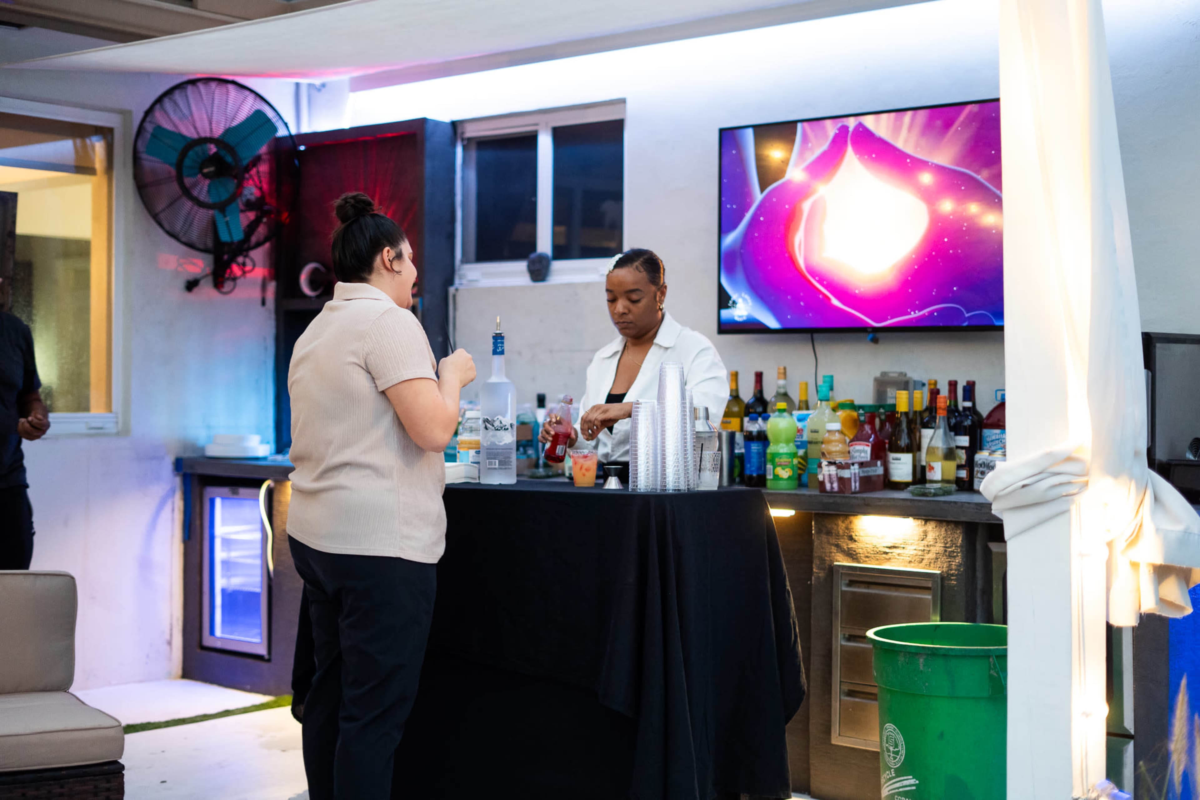 Private Outdoor Oasis with Spa, Stage & Party Yard Image in Hollywood Hills, Hollywood, FL