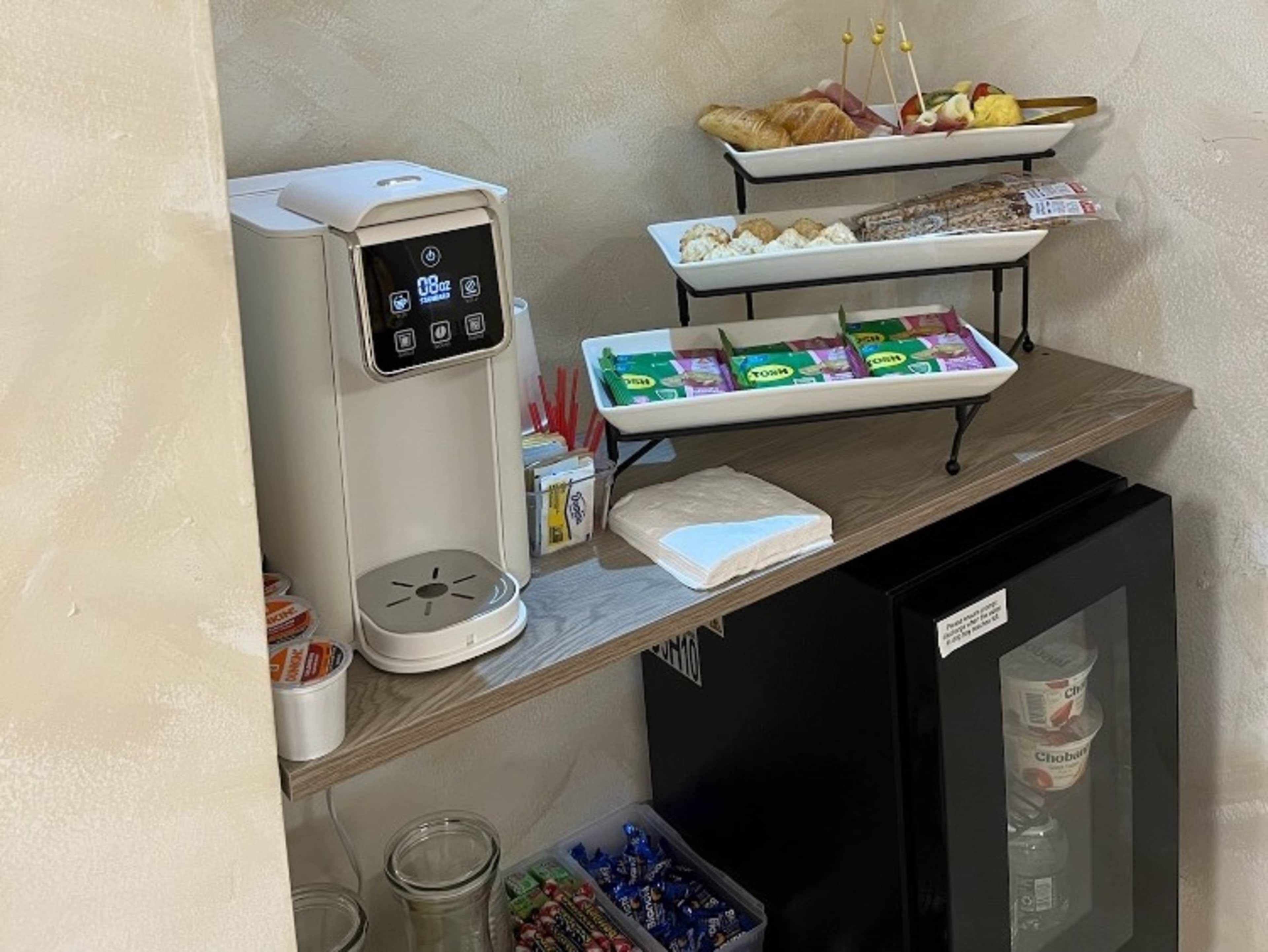 Coffee and Snacks station 