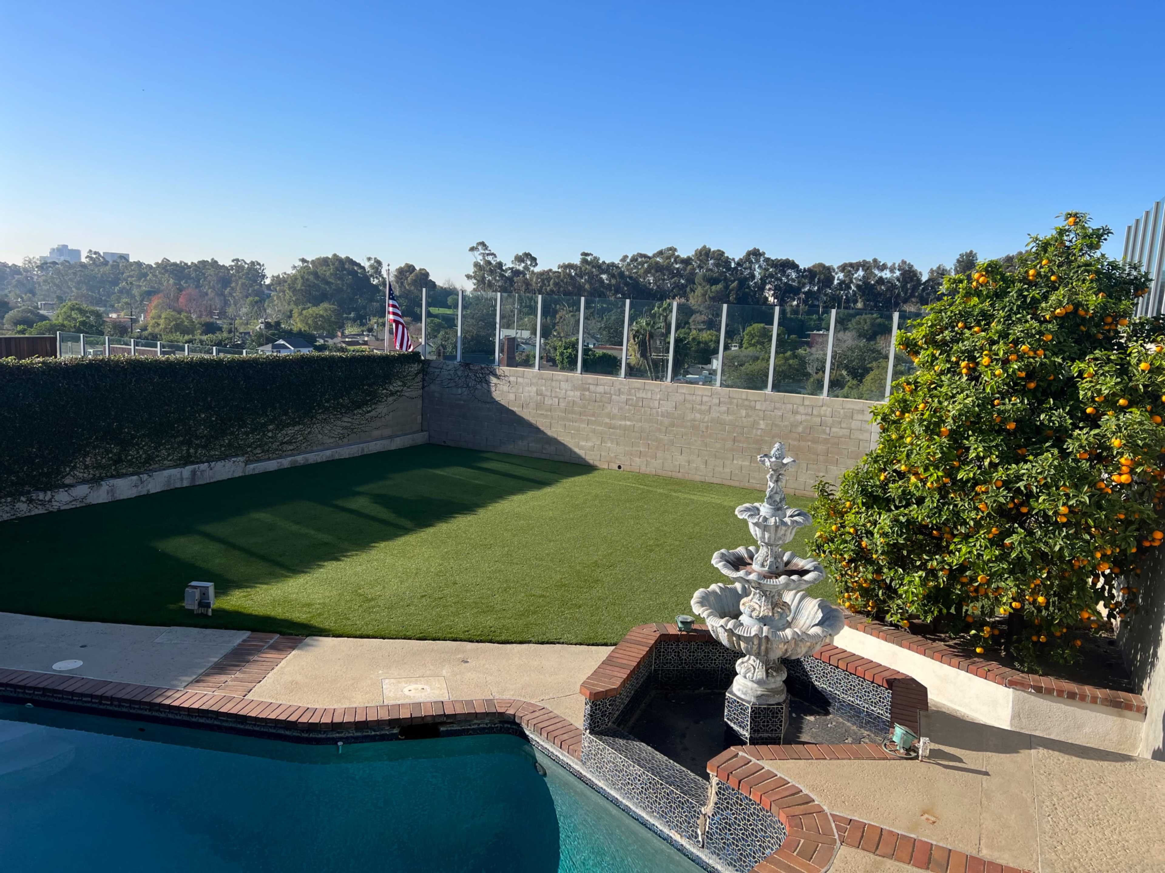 Spacious Poolside Backyard| Private Brentwood Space Image in Westwood, Los Angeles, CA