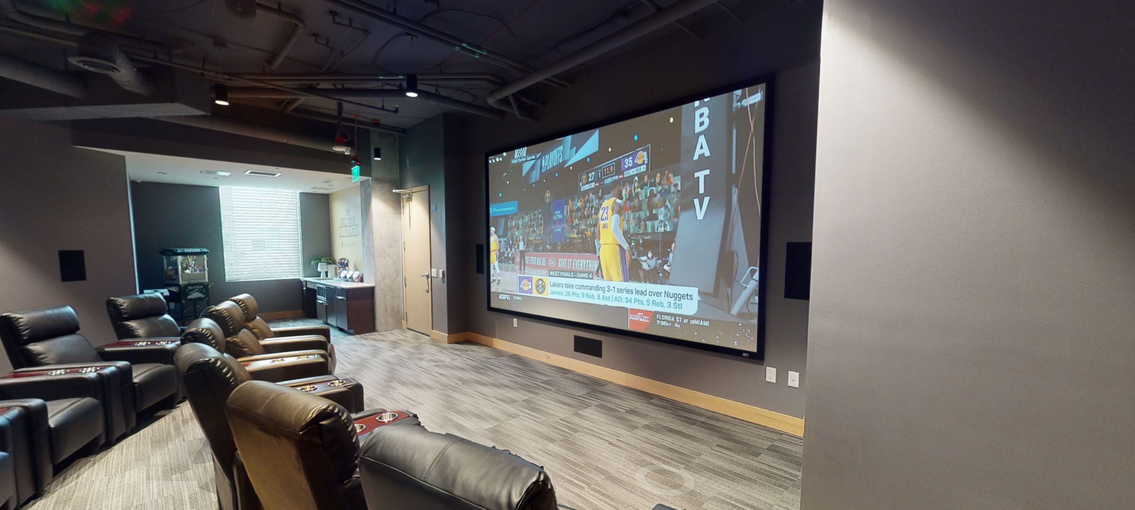 Plush Theater Room in Bellevue Image in Northwest Bellevue, Bellevue, WA