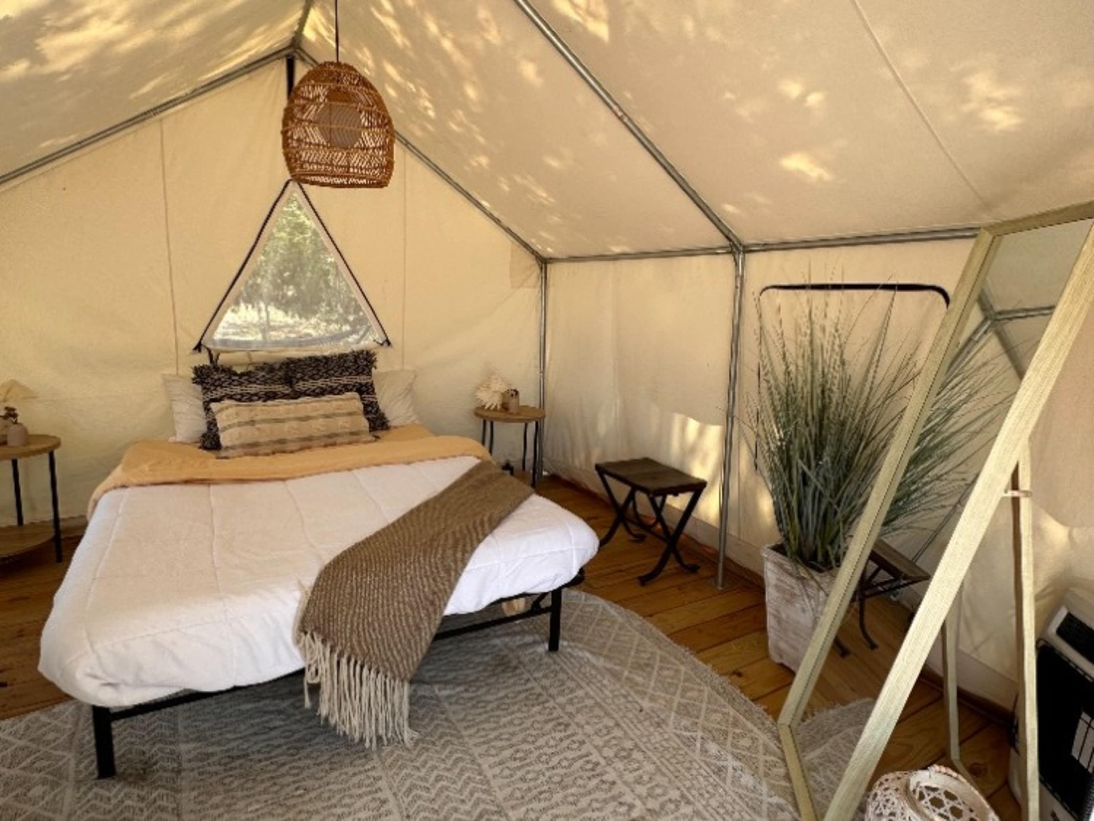 Glamping tent