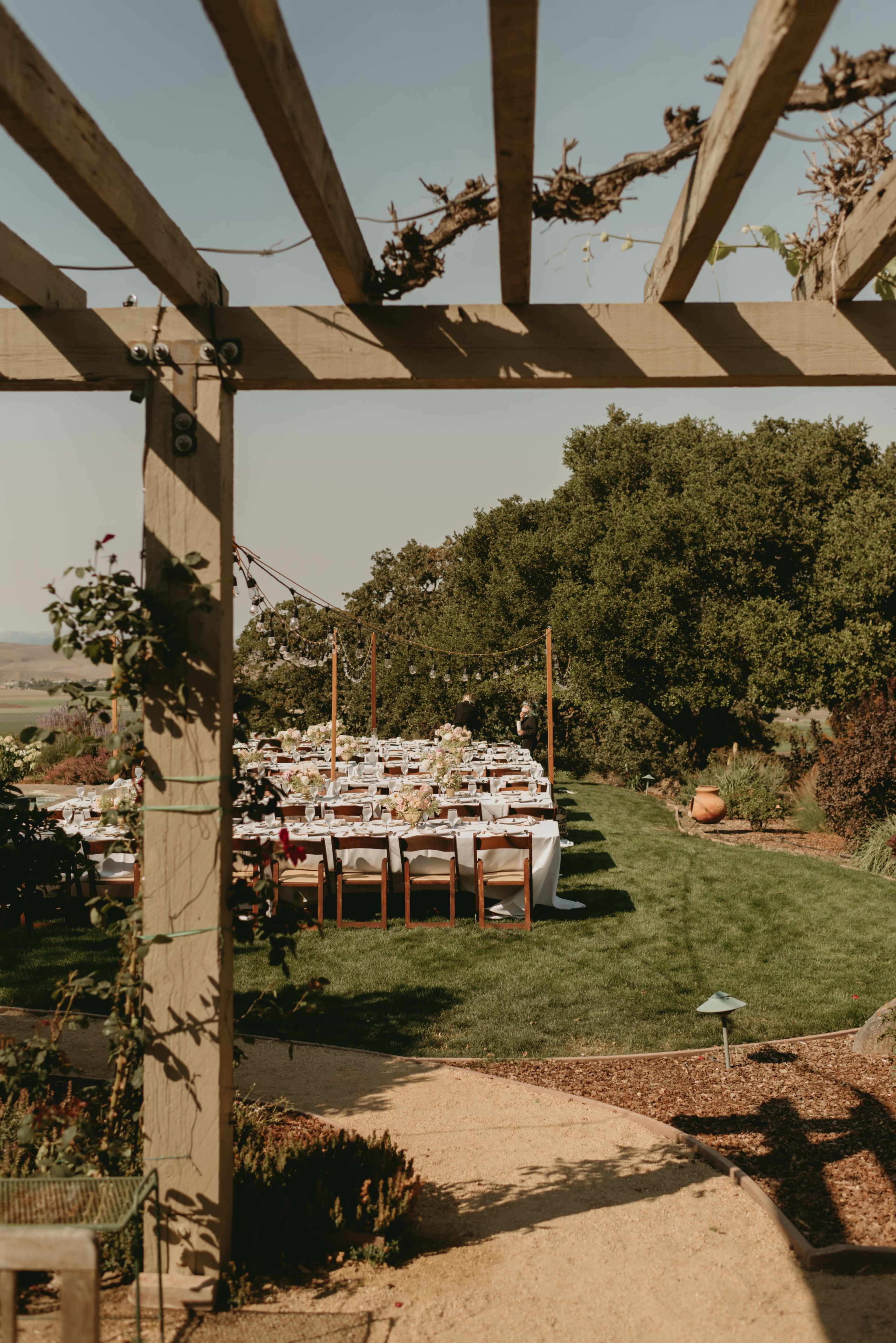 Intimate event space with gardens located on a working ranch Image in , San Juan Bautista, CA