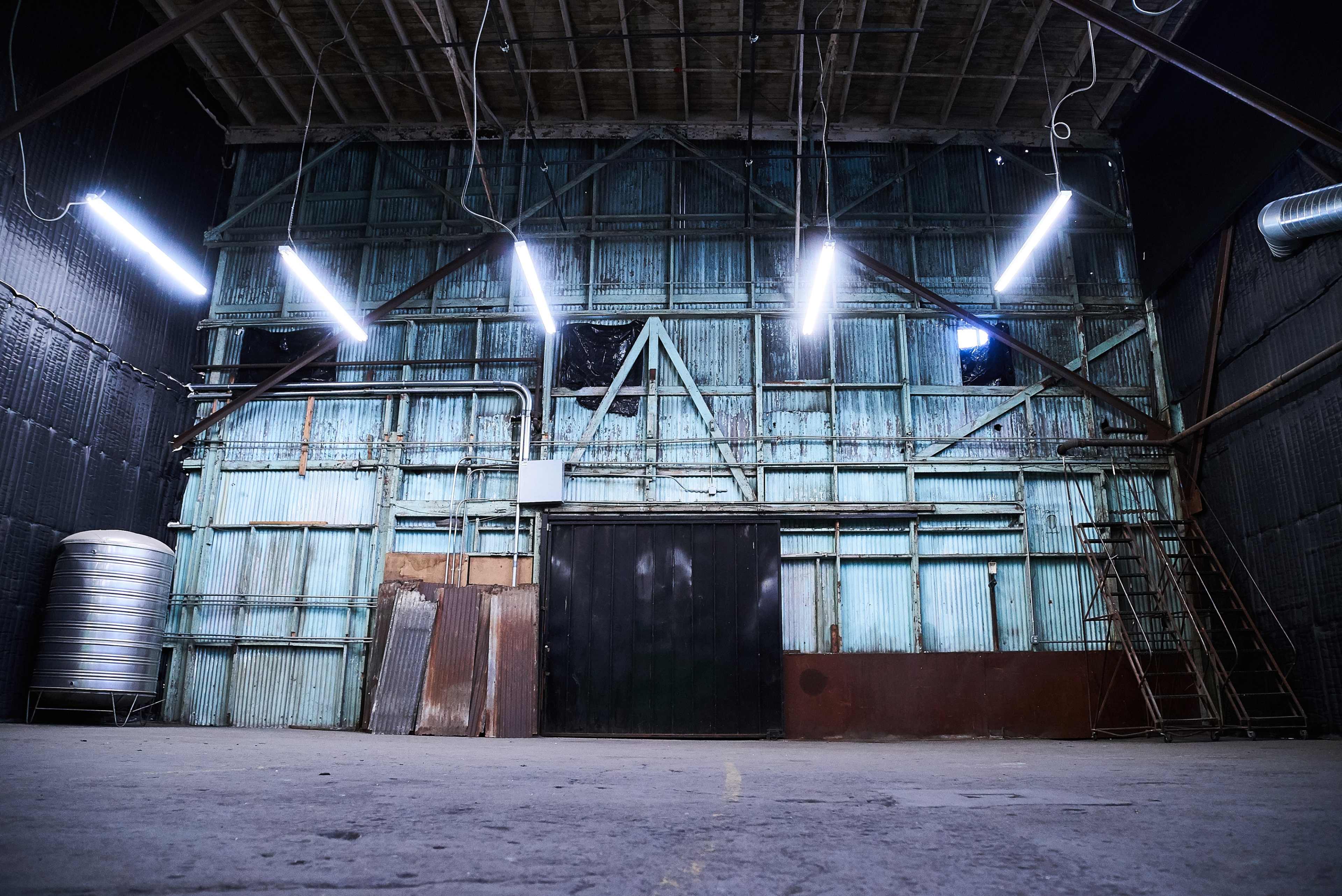 Grand Warehouse Studio + CYC Wall fitted with Soundproofing Image in South Los Angeles, Los Angeles, CA