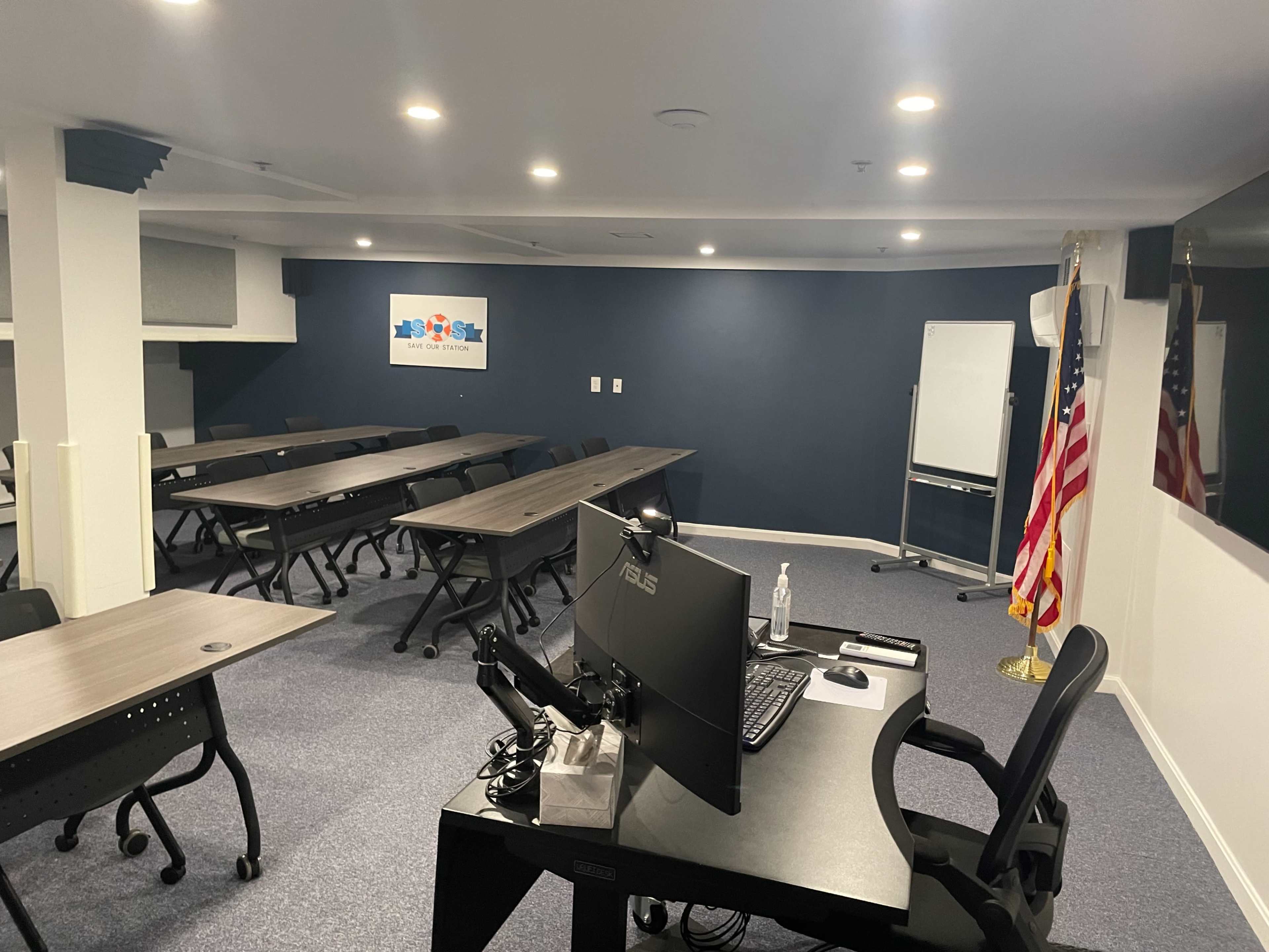 Renovated Classroom or Training Room with Rolling Furniture for Multiple Configurations Image in Canton, Canton, MA