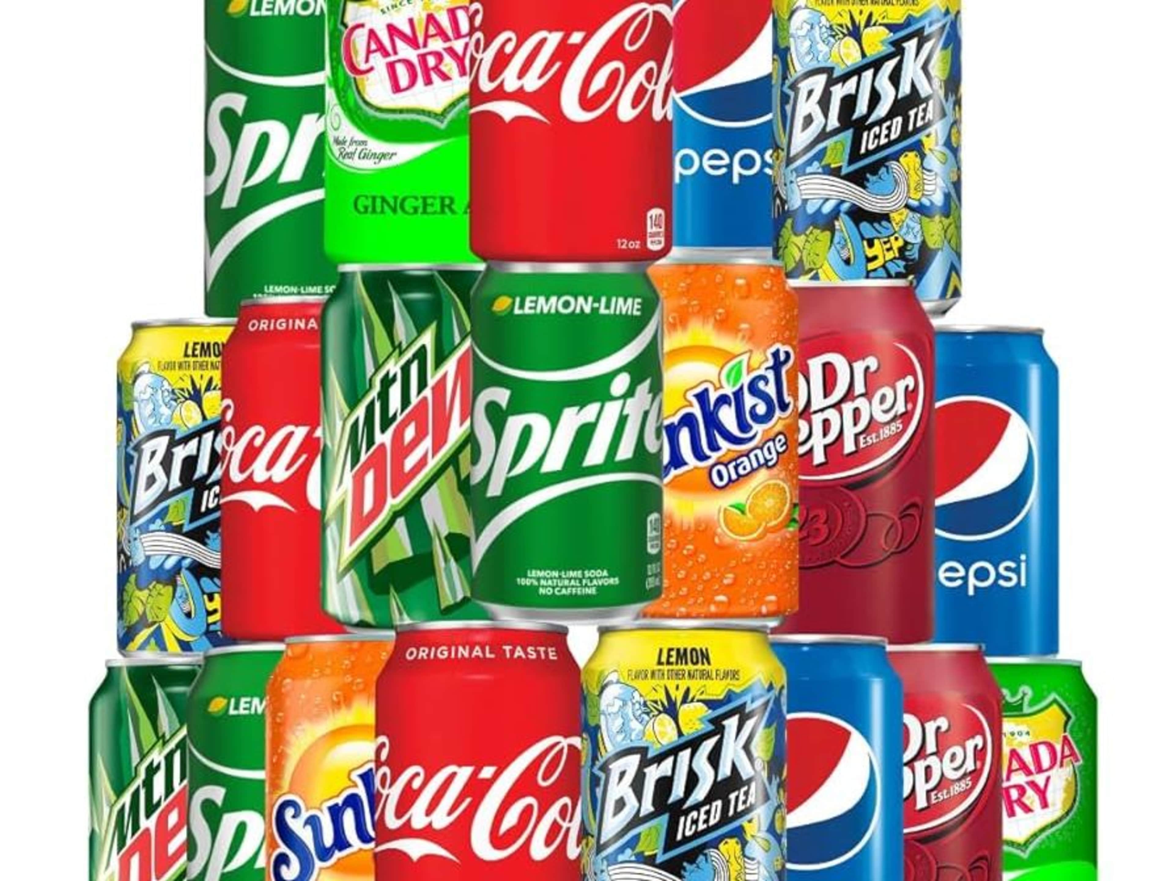 Assort Soda in refrigerator (Pack of 18)