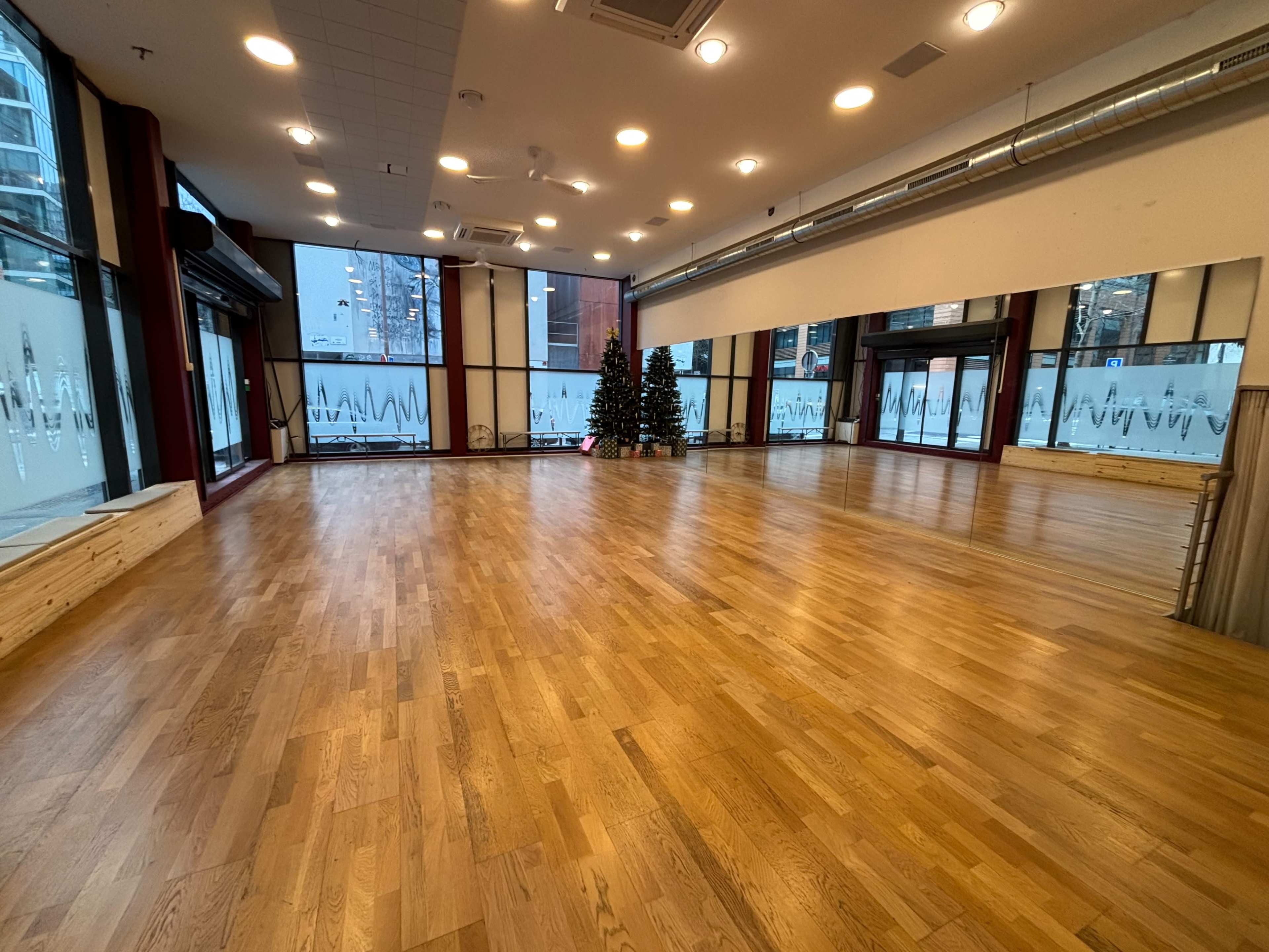 Grande salle de danse avec parquet Image dans Quartier de la Gare, PARIS, 