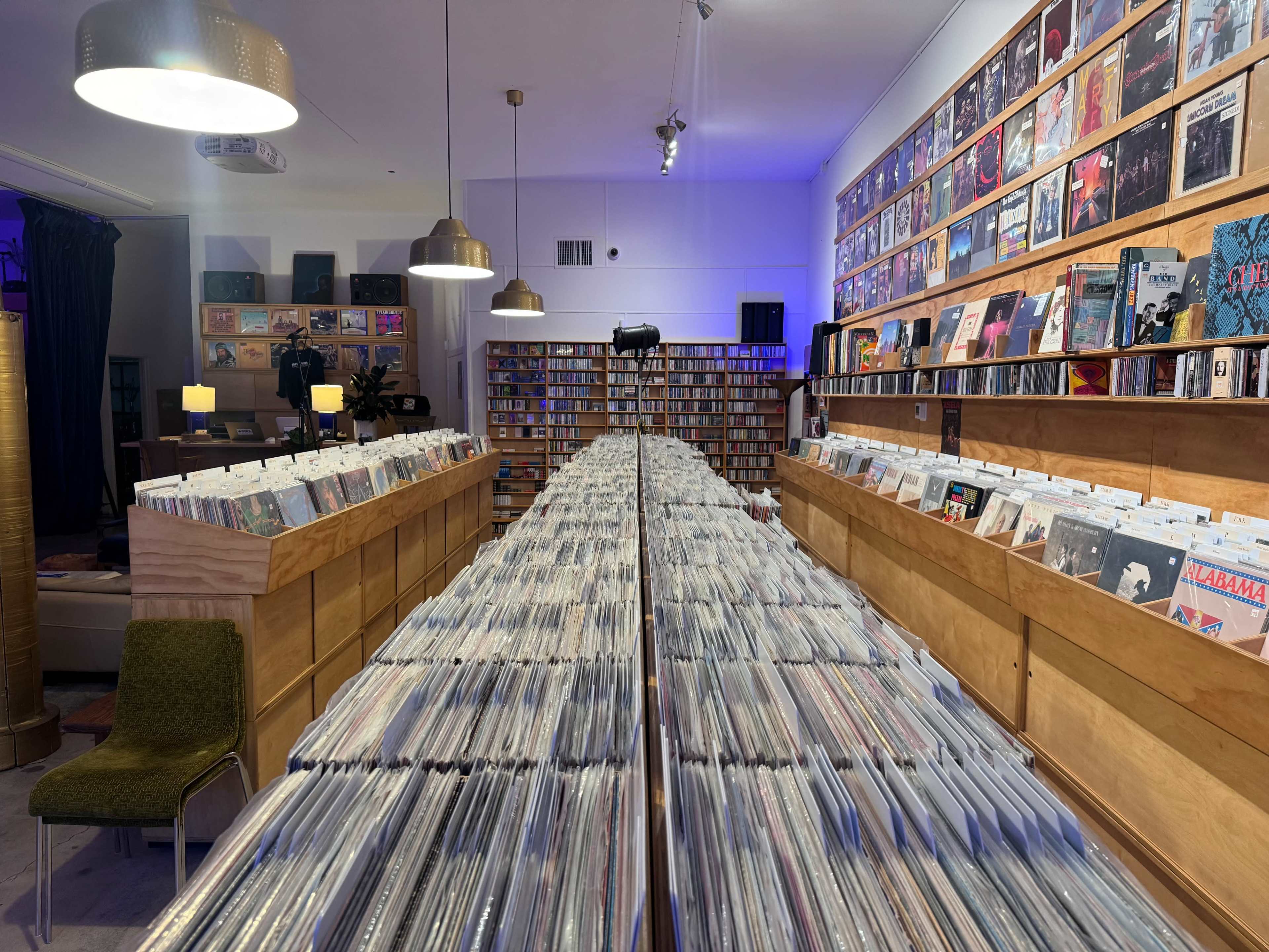 Record store and live performance event space/venue, baby grand piano, beautiful Image in Catalina Villas, Pasadena, CA