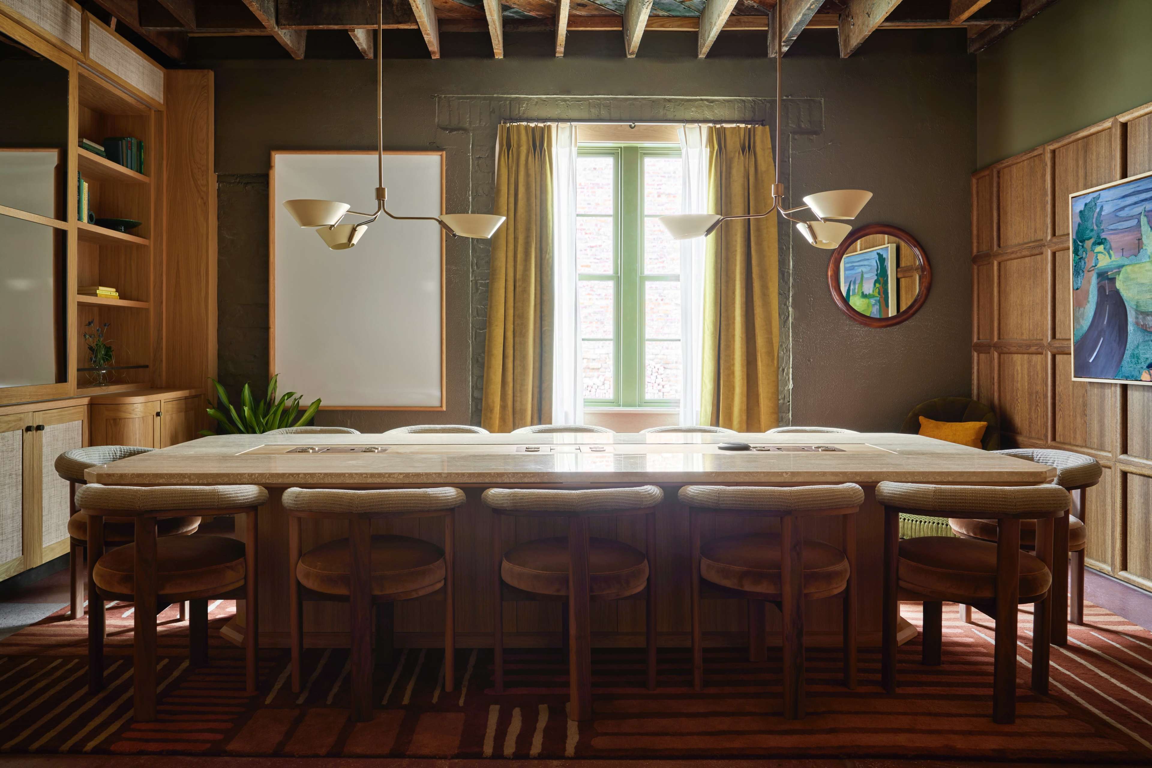 Executive downtown boardroom with full AV setup Image in Yamacraw Village, Savannah, GA