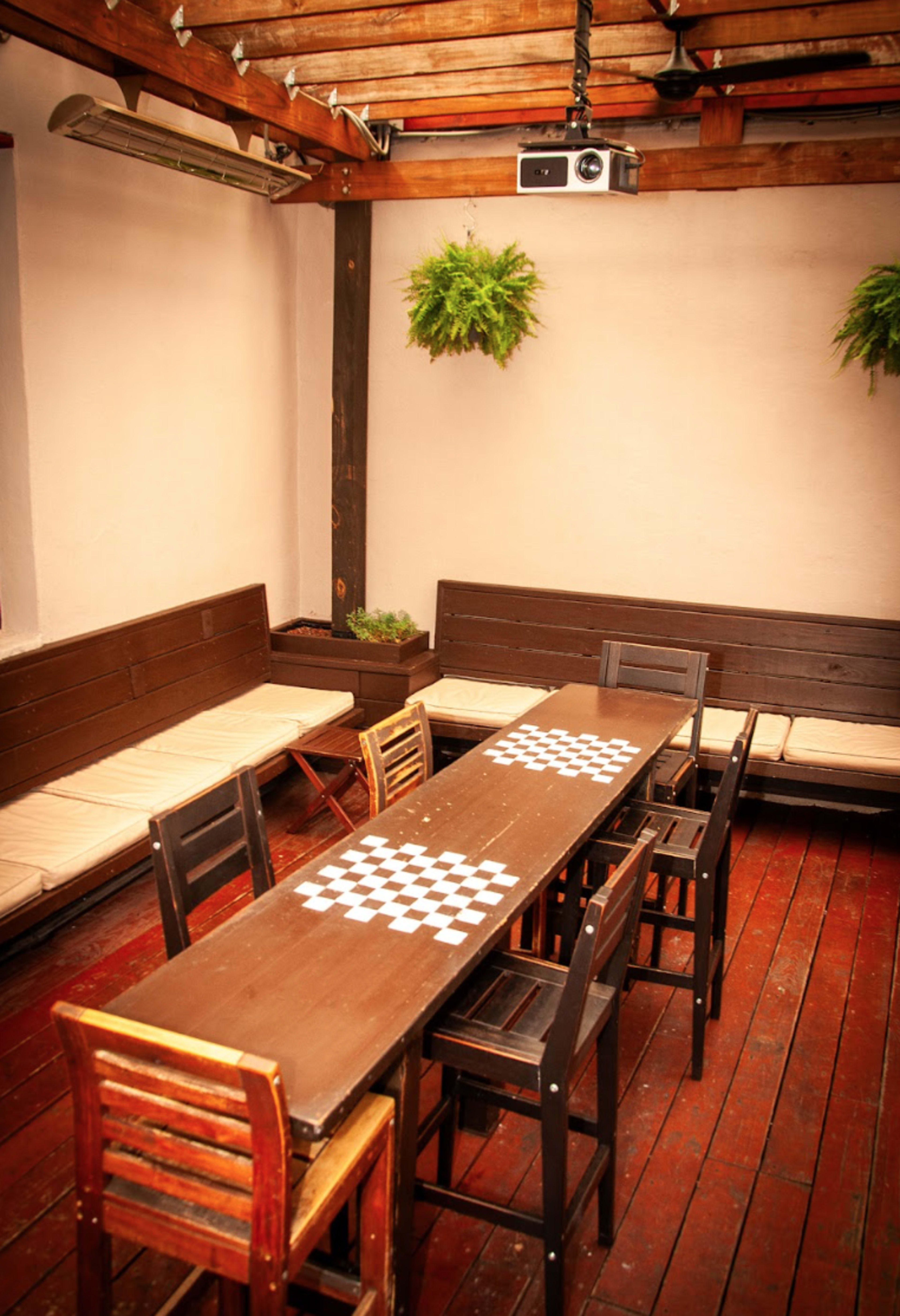 A Crown Heights gem, velvet wallpaper, chandeliers, natural light. Covered backyard patio. Image in Crown Heights, Brooklyn, NY