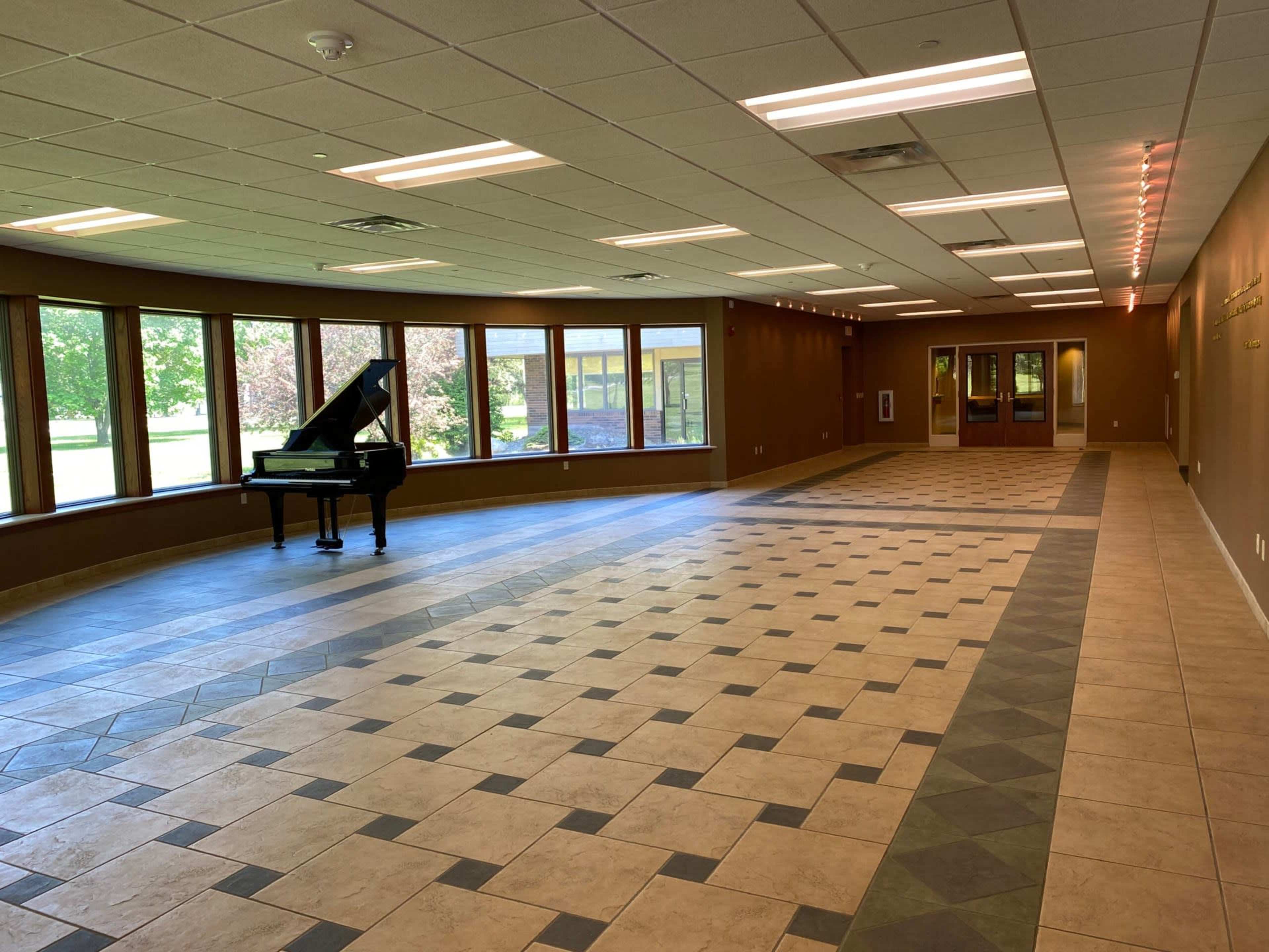 Flexible hall with modern ammendities (including adjacent kitchen) in a rural setting overlooking historic woods and farmland. Image in Macon Township, Clinton, MI