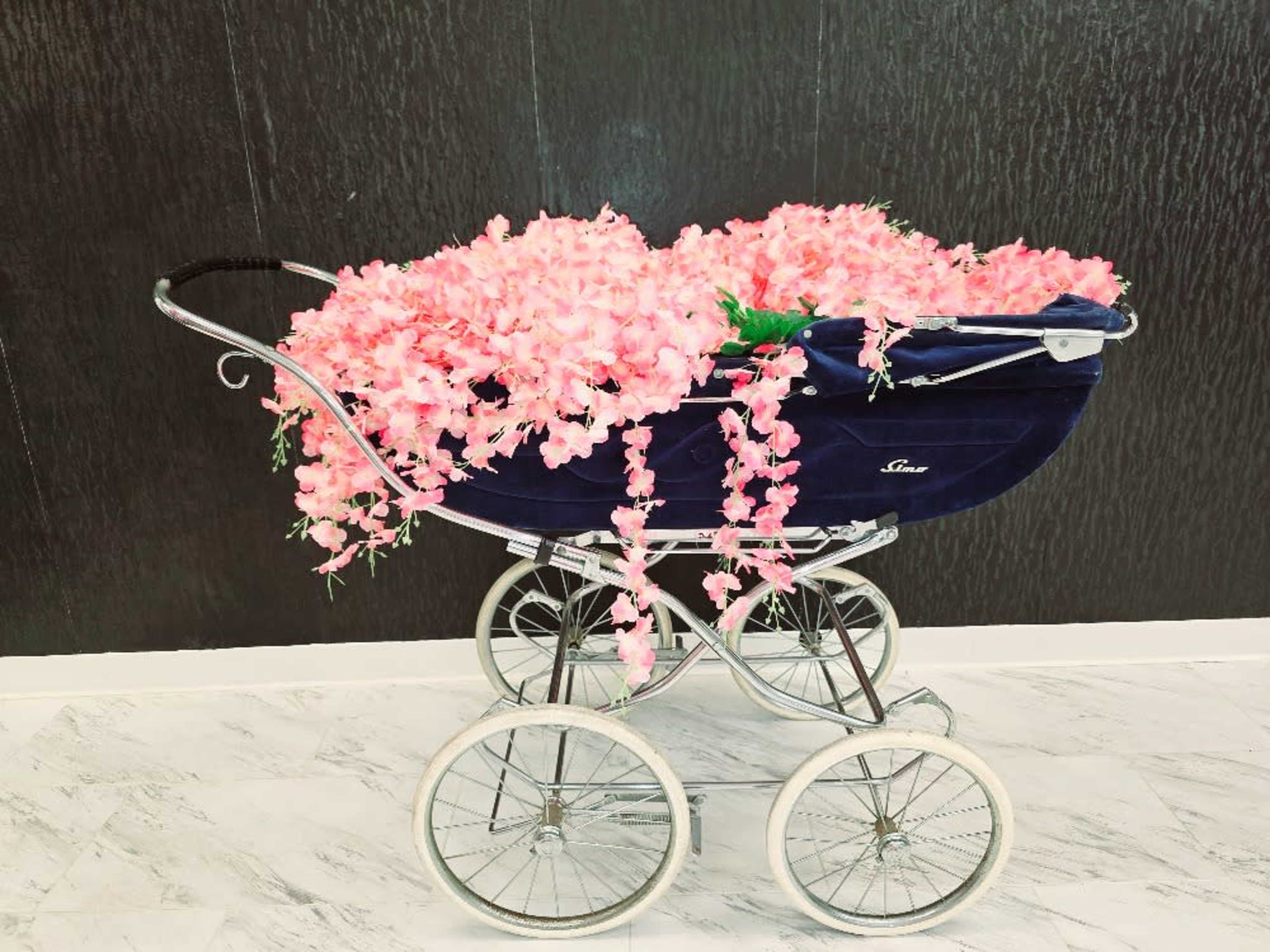 Vintage baby stroller 