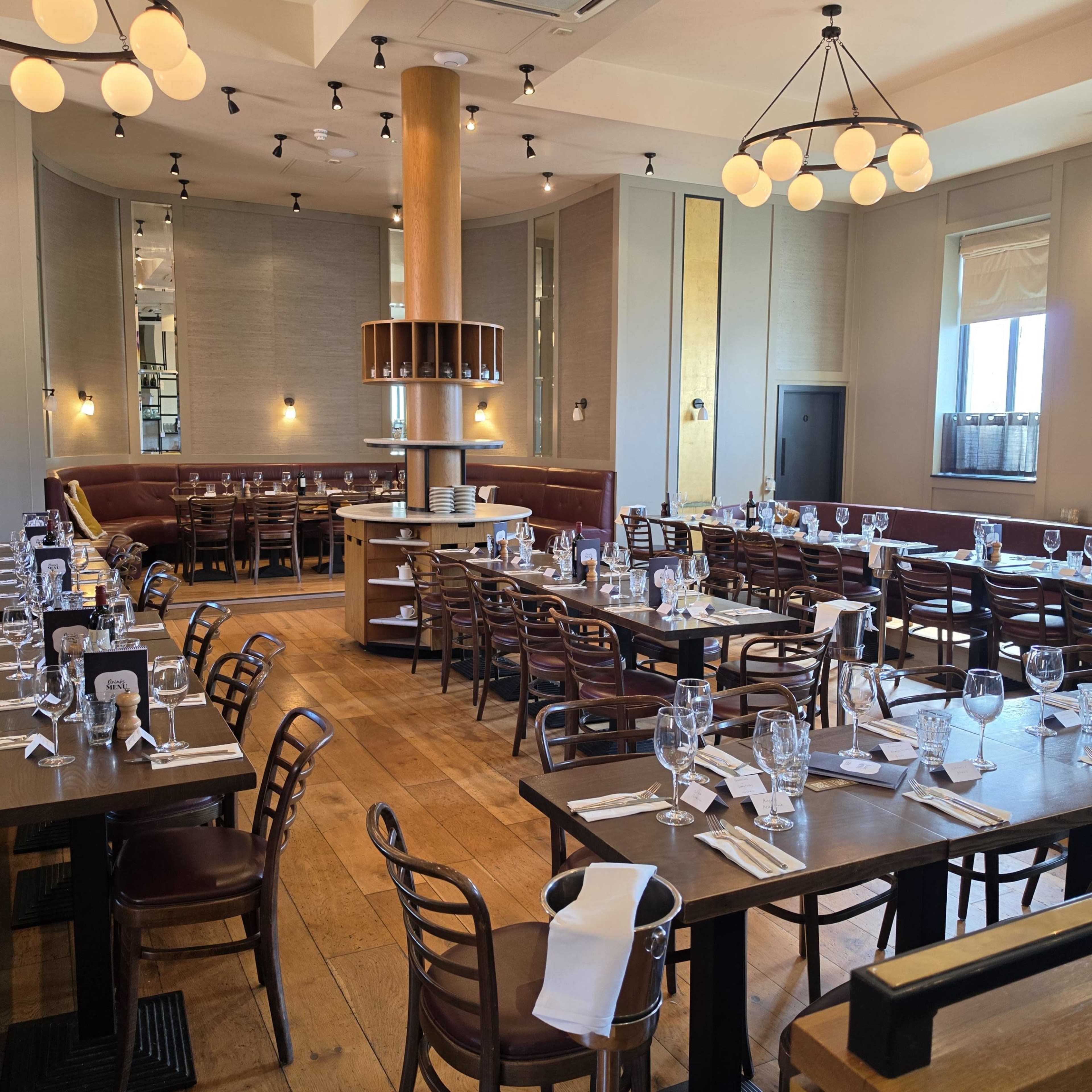 Large, upstairs, semi-private dining space. Image in Brighton, Brighton, ENG