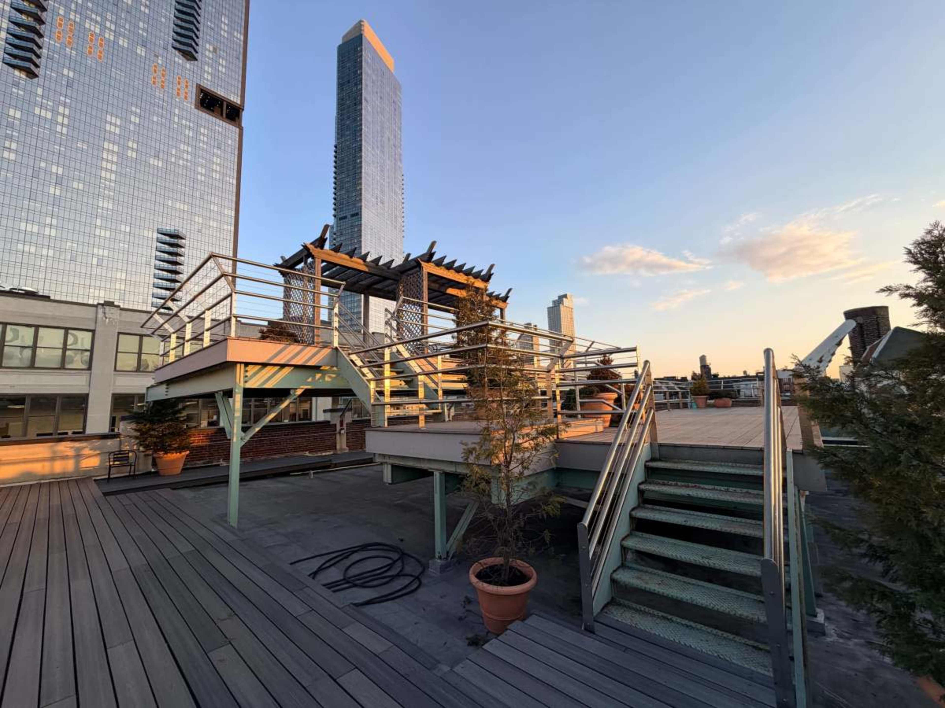 Urban Rooftop with View of NYC Skyline Image in Long Island City, Long Island City, NY
