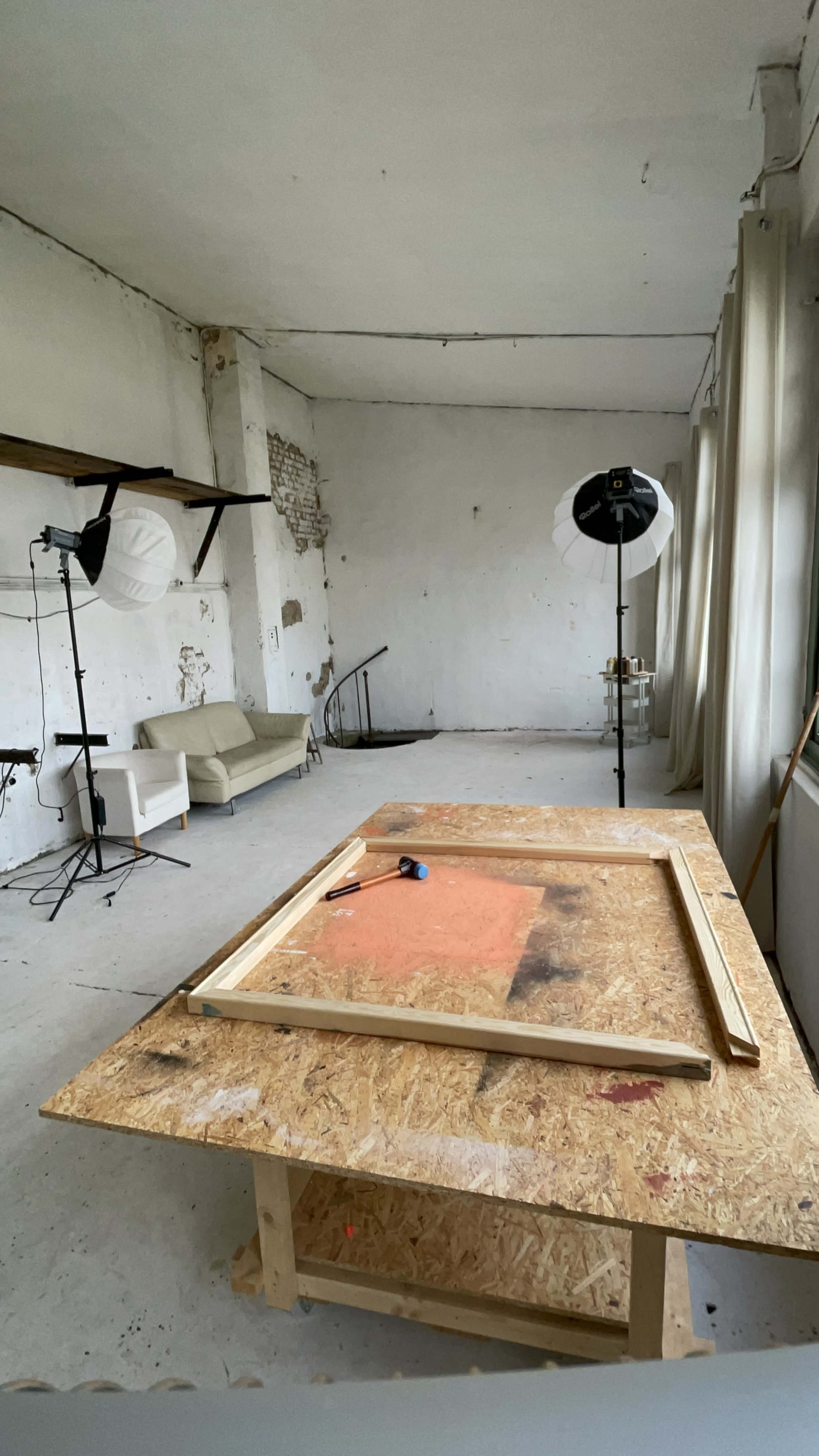 Atelier (120qm) · Industrie-Fenster · viel Licht · für Shootings & kreative Projekte - 2 Etagen Image in , Solingen