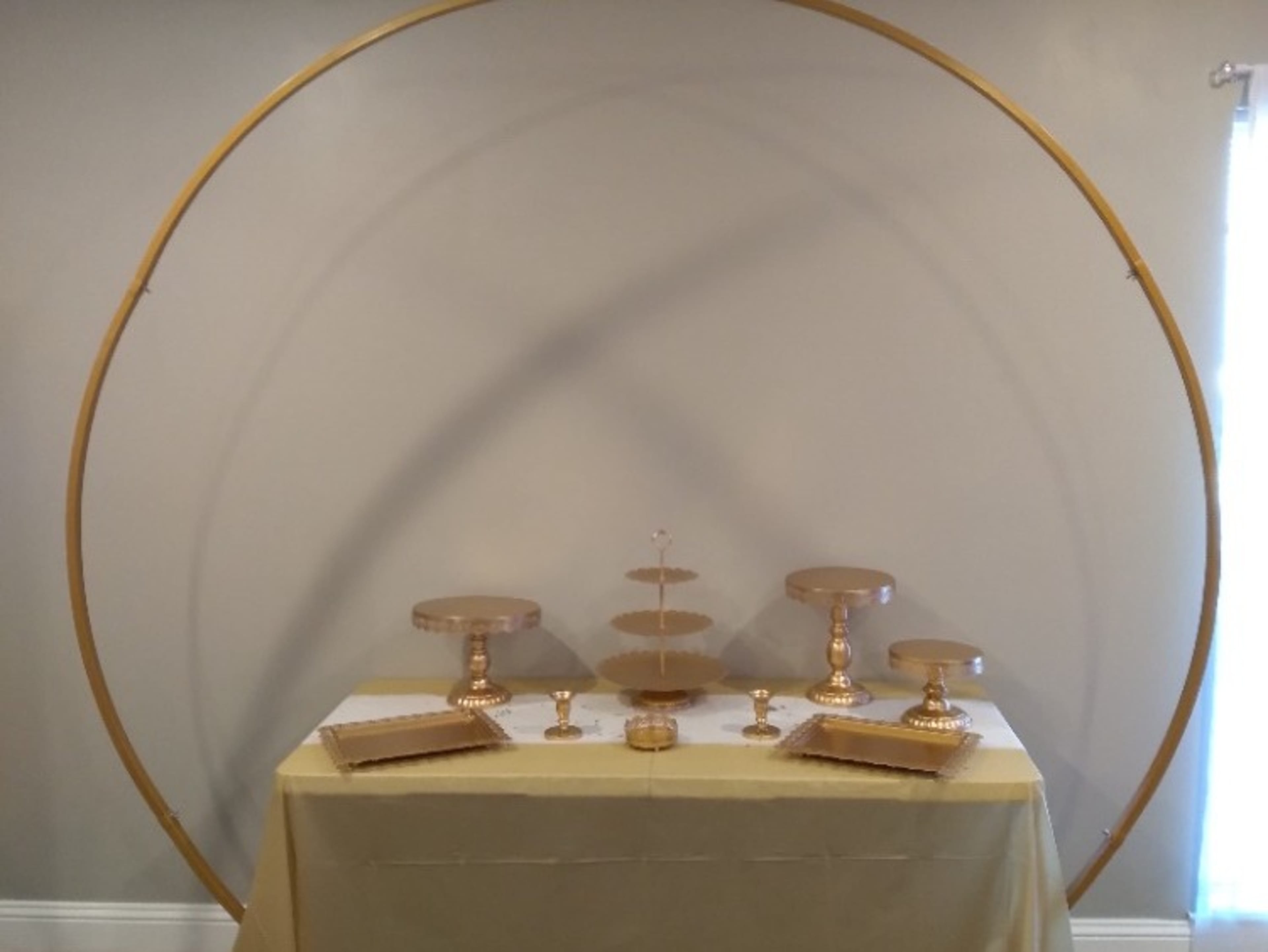 7ft Gold Balloon Arch
