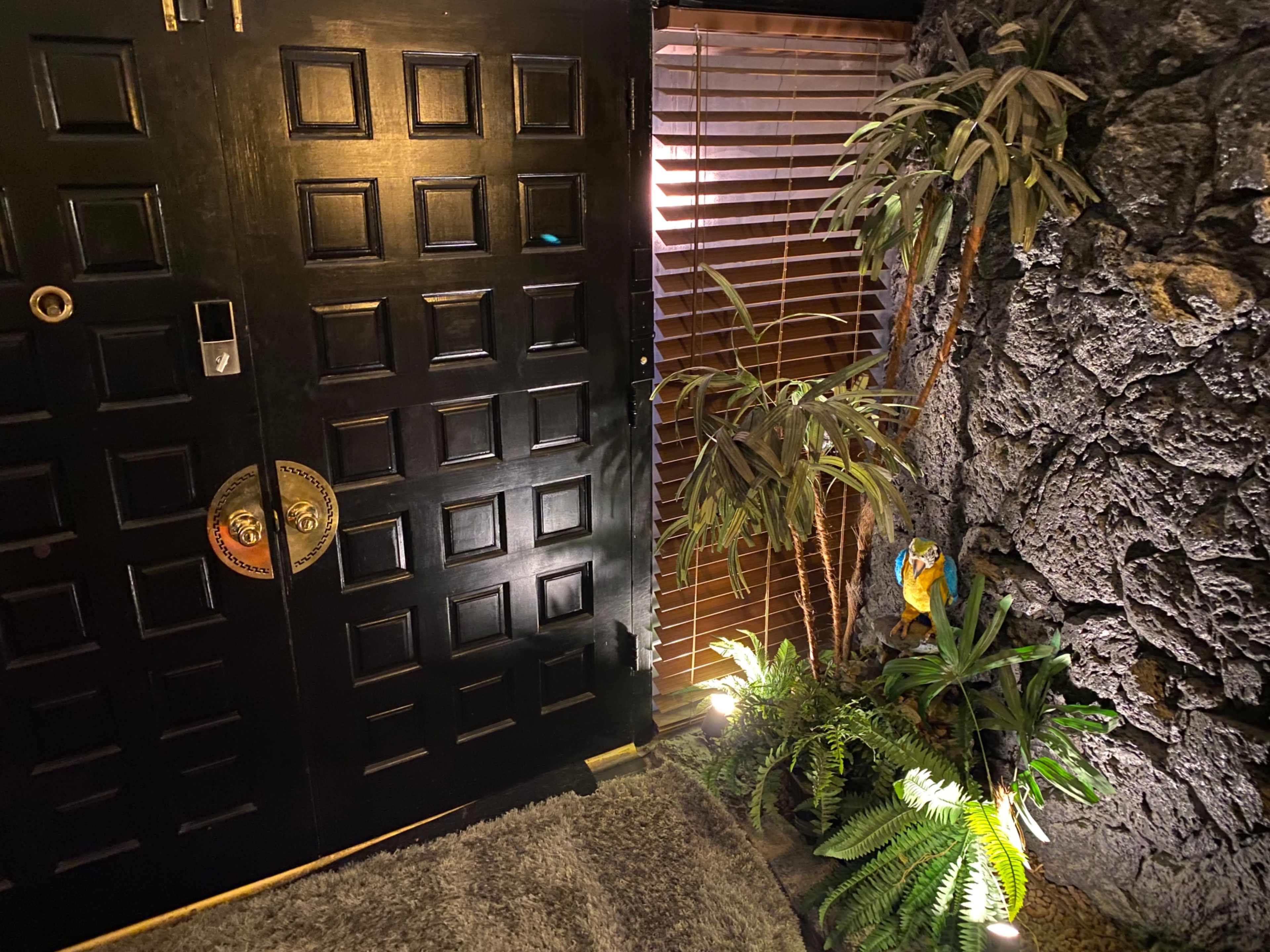 Historic Vintage Tiki Home with Lava Rock Interiors Image in Beverly Green, Las Vegas, NV